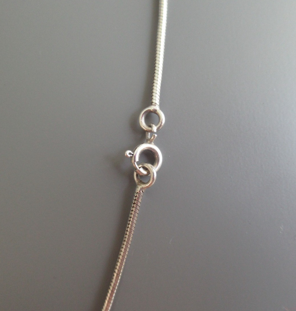 Sterling Silver 925 – 1.3 mm Snake Chain 18″ Chain Necklace – 7.21 g