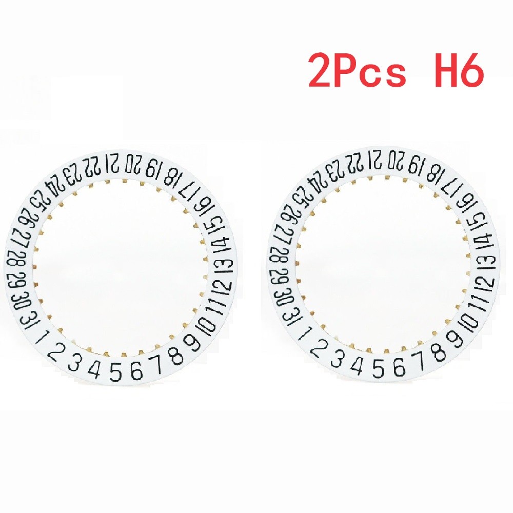 2Pack Date IndicatorDisc Wheel Plate 2557 H6 For ETA 2804-2 2824-2 2892A2 E