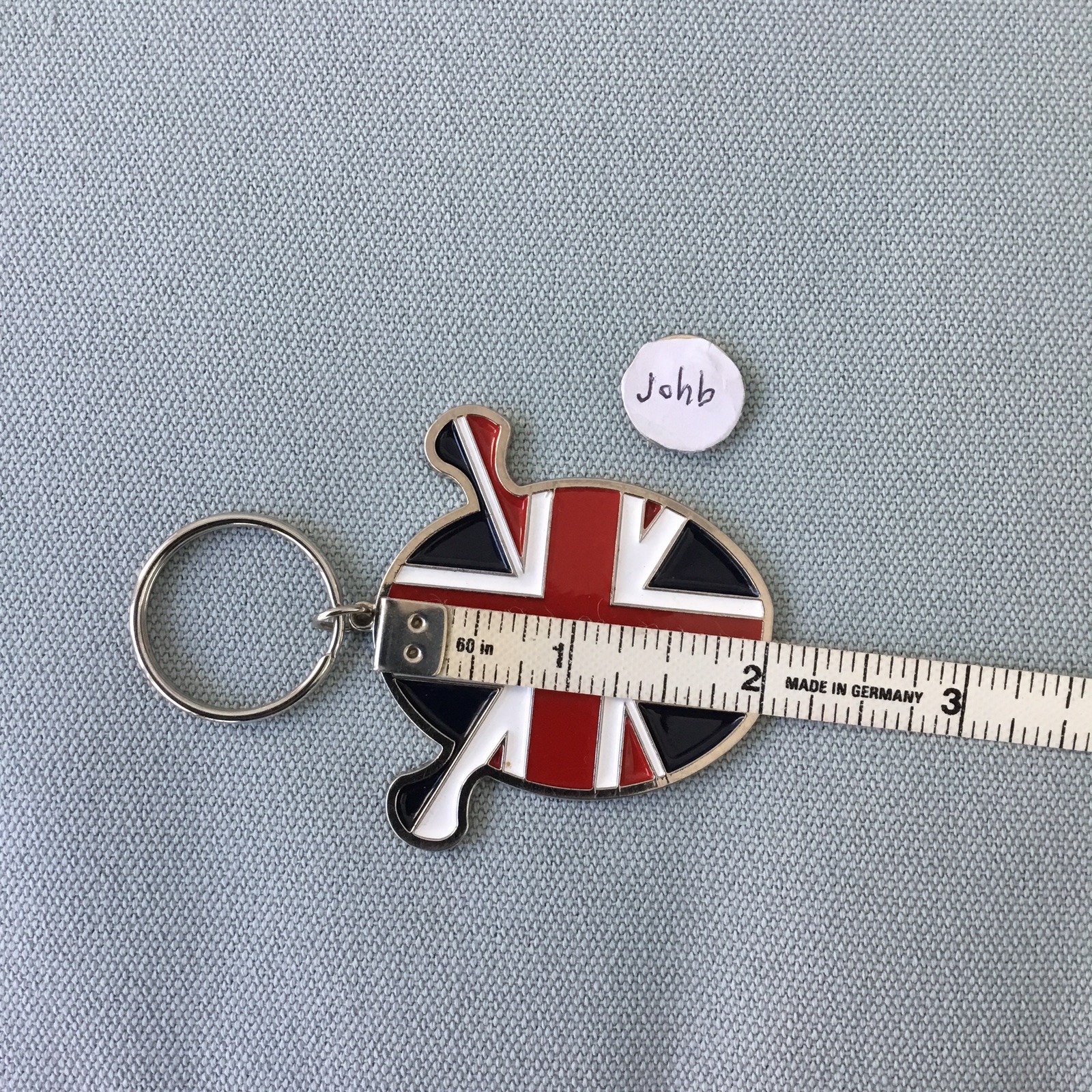 British Flag Keychain Charm Plated Union Jack Pendant – United Kingdom