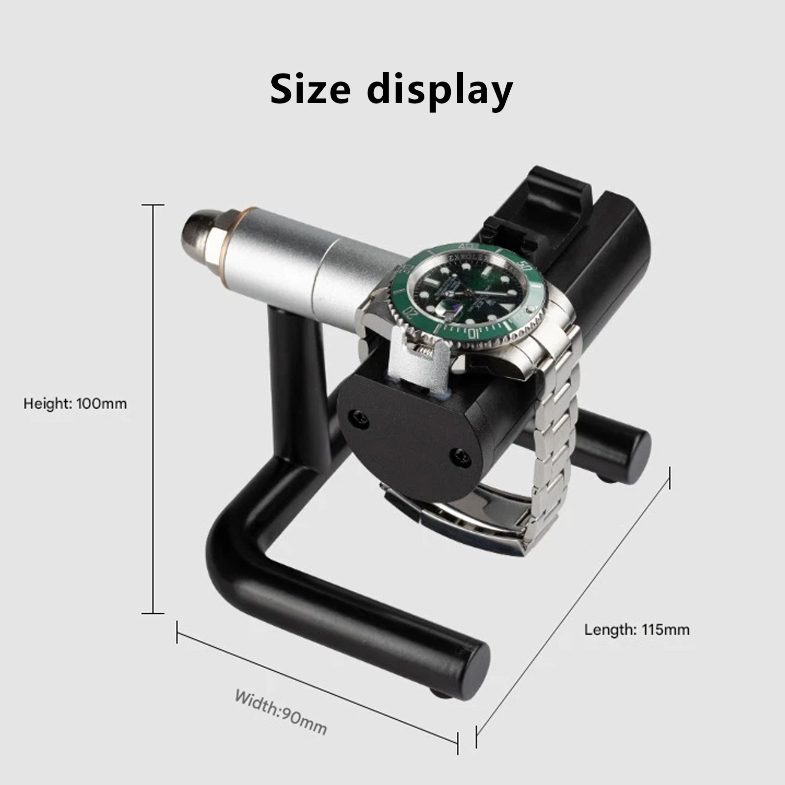 No.1900 Weishi Timegrapher Mechanical Watch Timing Machine Multifunction BlacktS