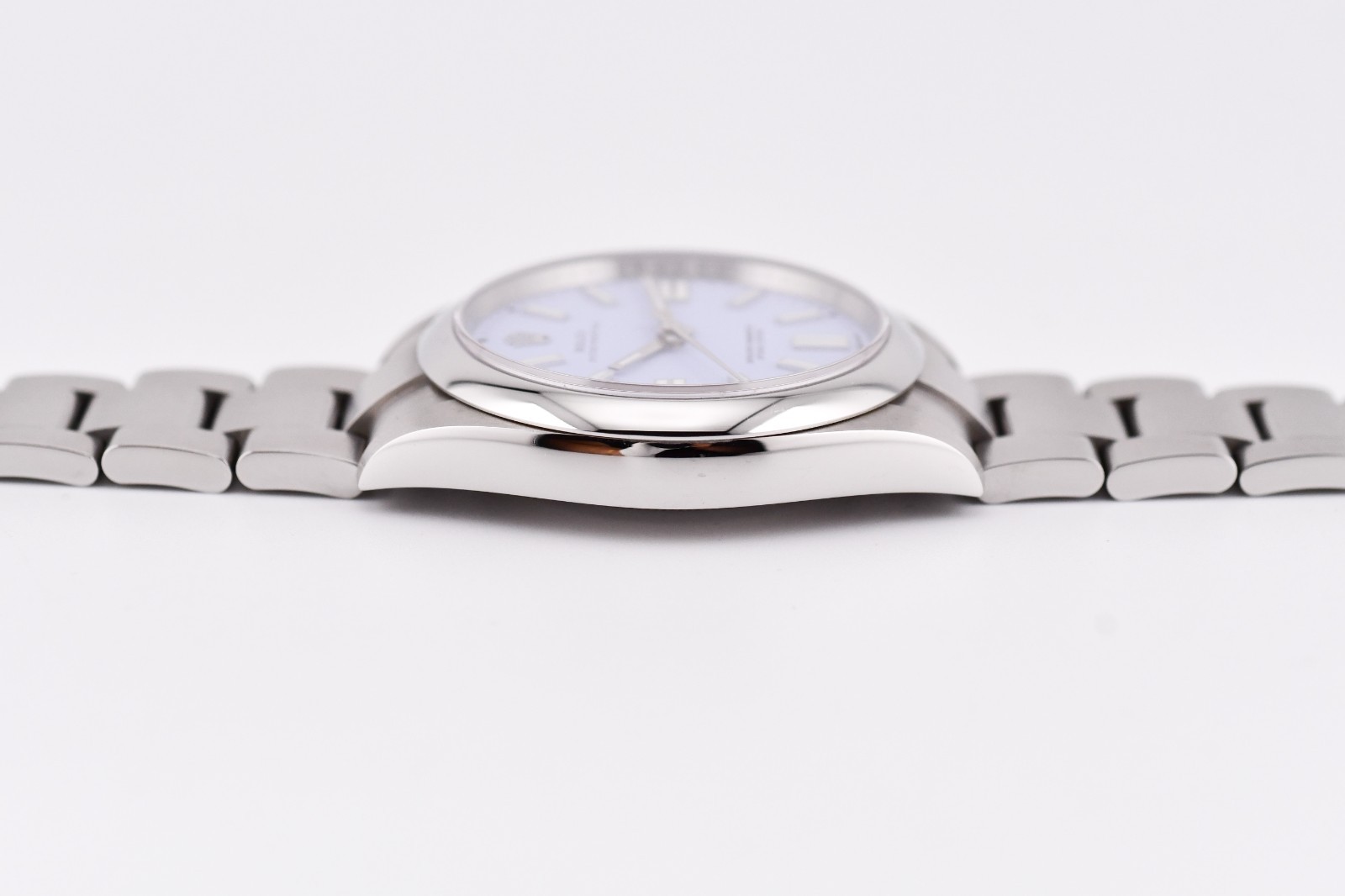Rolex Oyster Perpetual 41mm Ref. 124300 Custom Lavender Dial Box and Paper