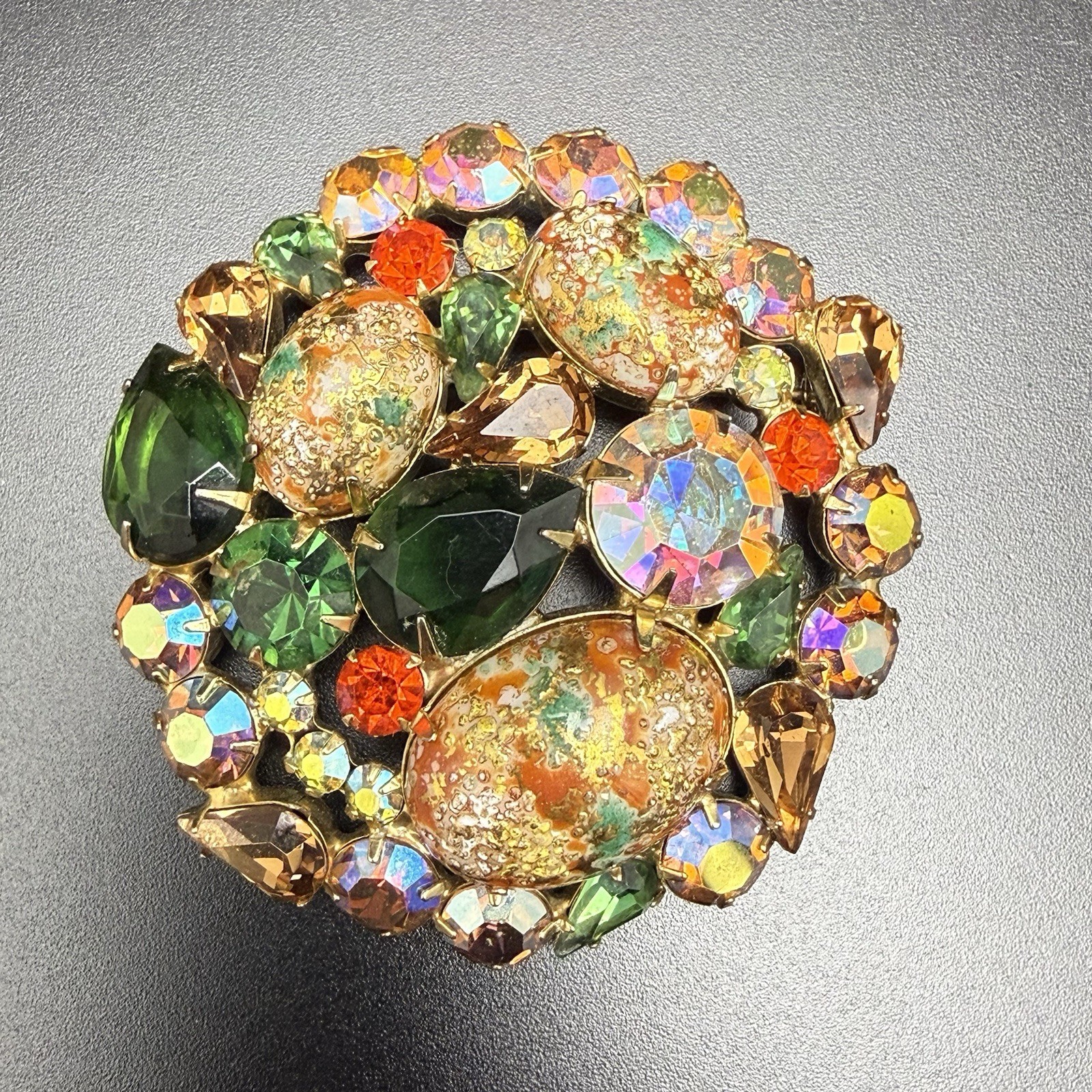 Vintage Juliana D&E Stipple Easter Egg Bracelet Brooch Clip Earrings Book Set