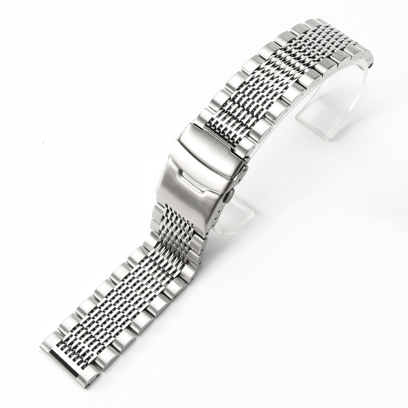 High Quality Solid Stainless Steel Watch Band Strap 18 20 22 24mm with Tools
