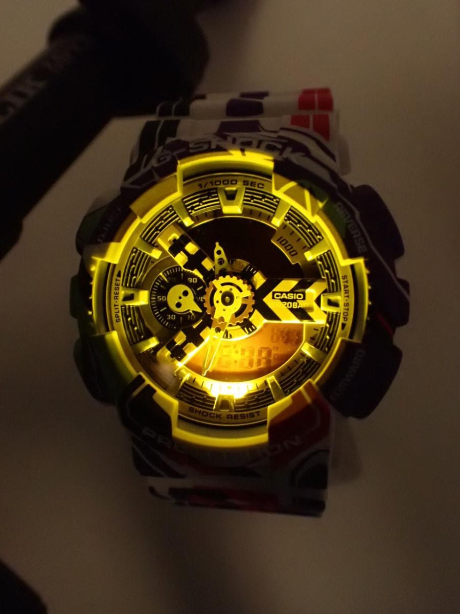 Casio G SHOCK 110 Series Evangelion Collaboration Digital Analog GA 110EVA30 7AJ