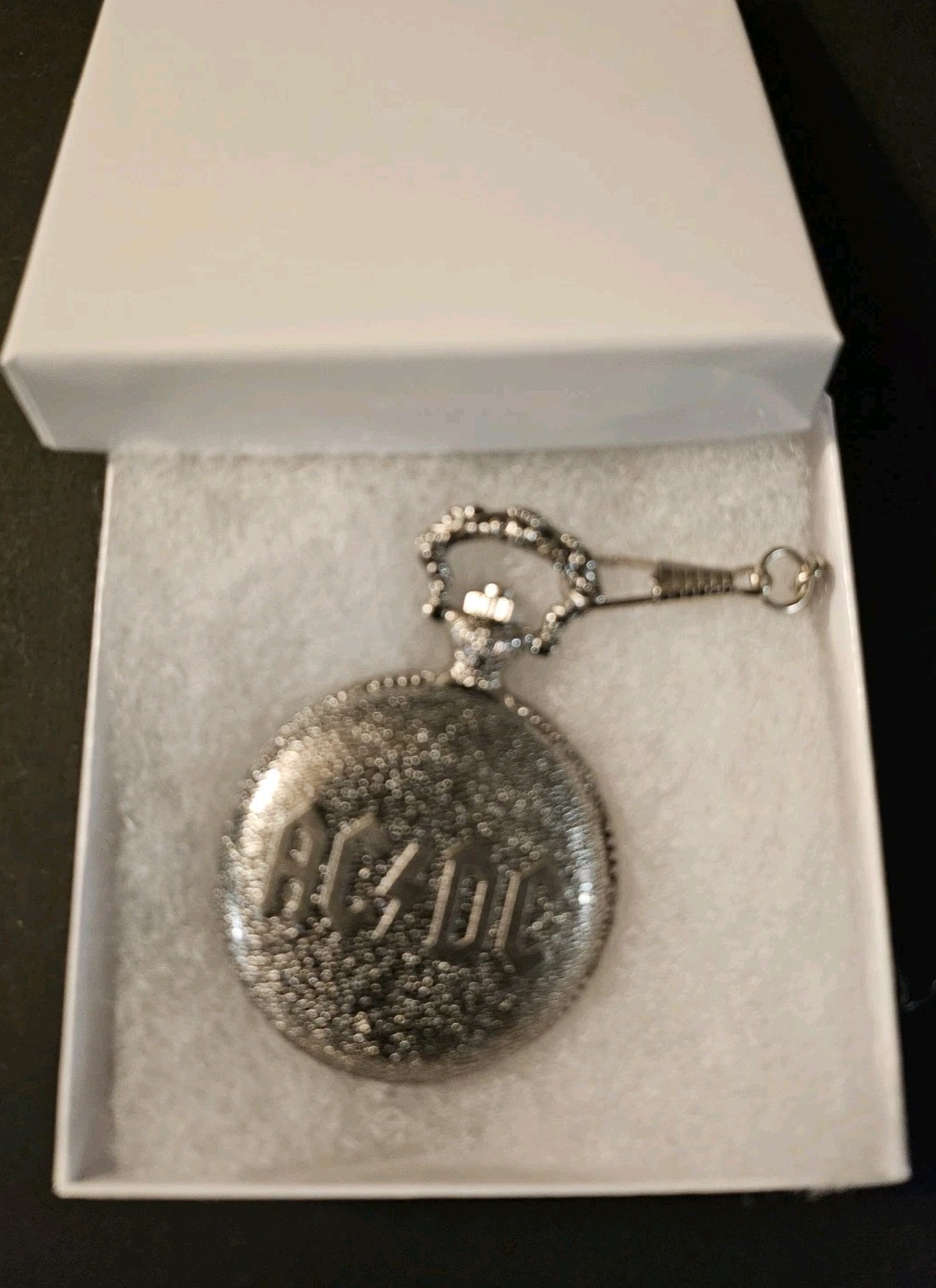 Vintage AC/DC Pocket Watch 2006 Tour Collection Working NEW BATTERY INSTALLED