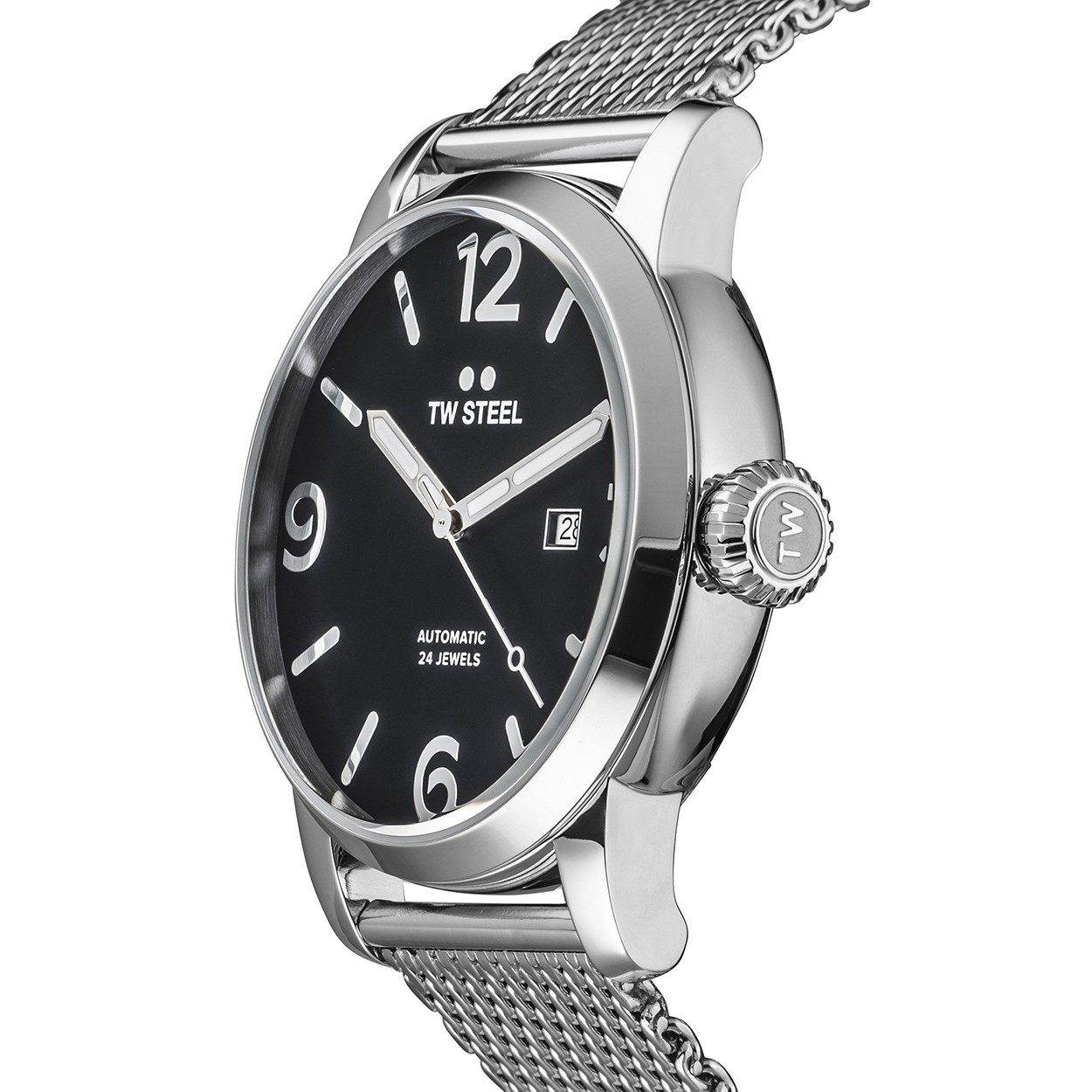 TW Steel Men’s Maverick 48mm Automatic Watch TWS-MB16