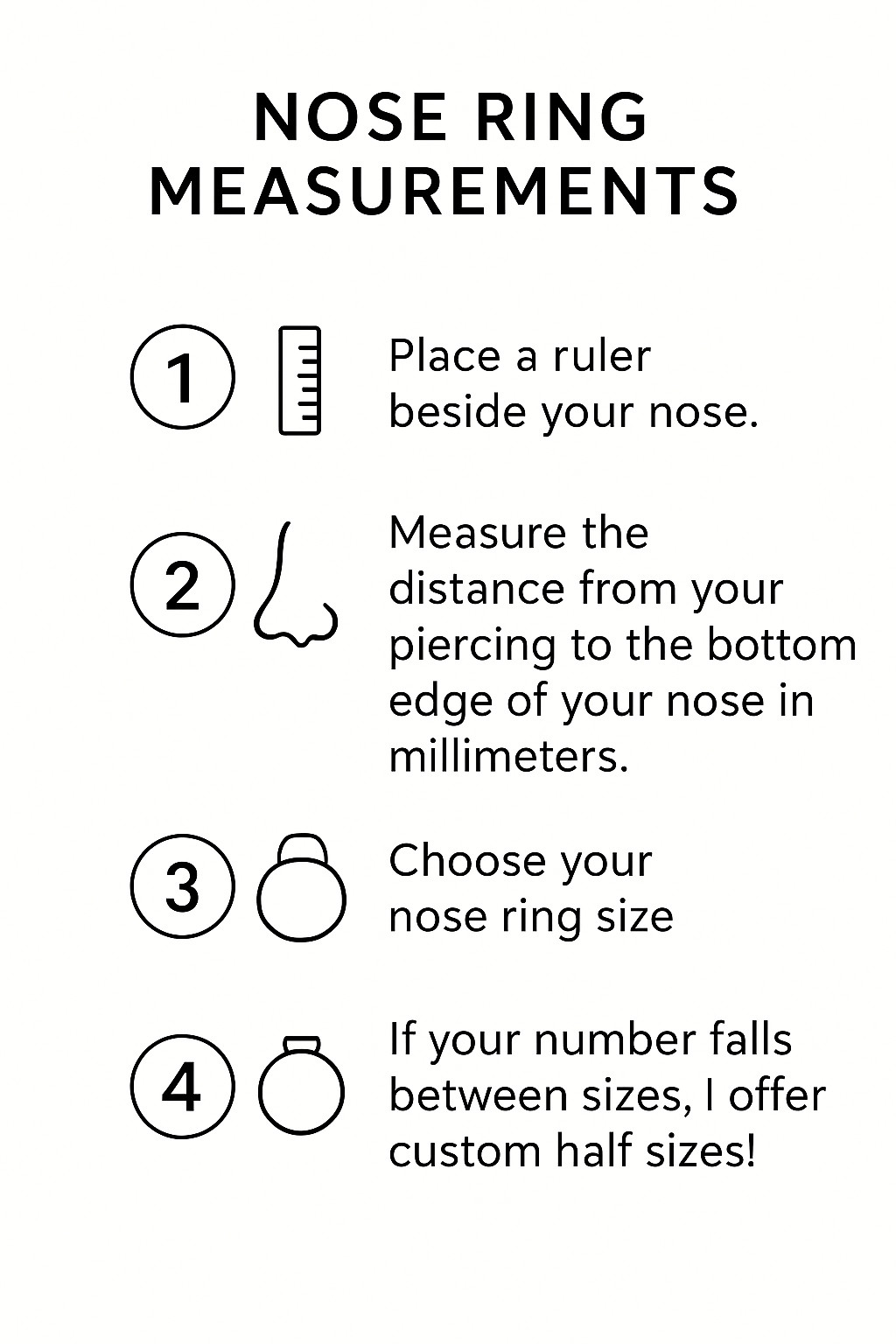 Gold Textured Nose Ring • Minimalist Hoop Nose Piercing • Lightweight Nose Ring