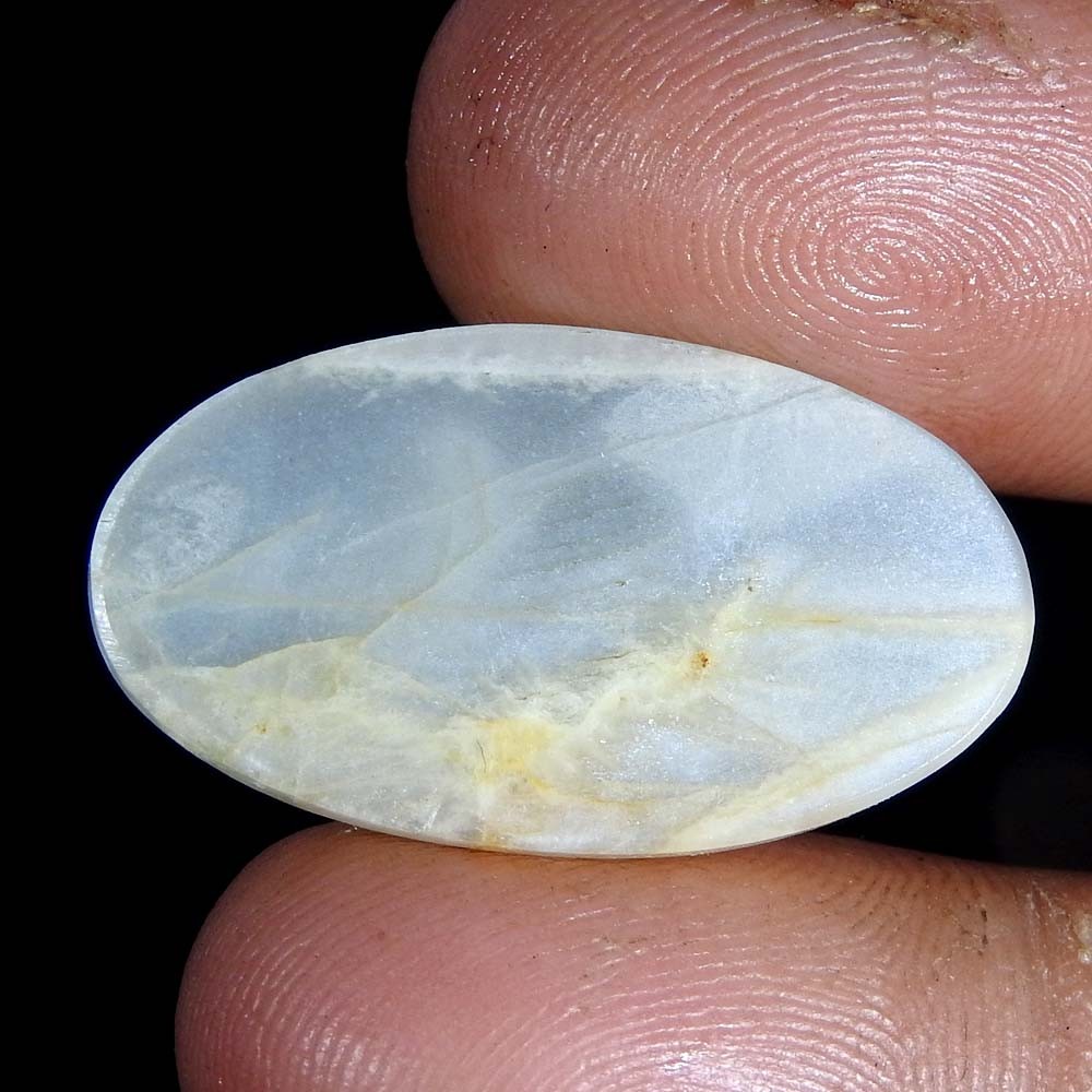 19.35Cts100%Natural Quality Silky Monnstone Oval Cabochon Loose Gemstone