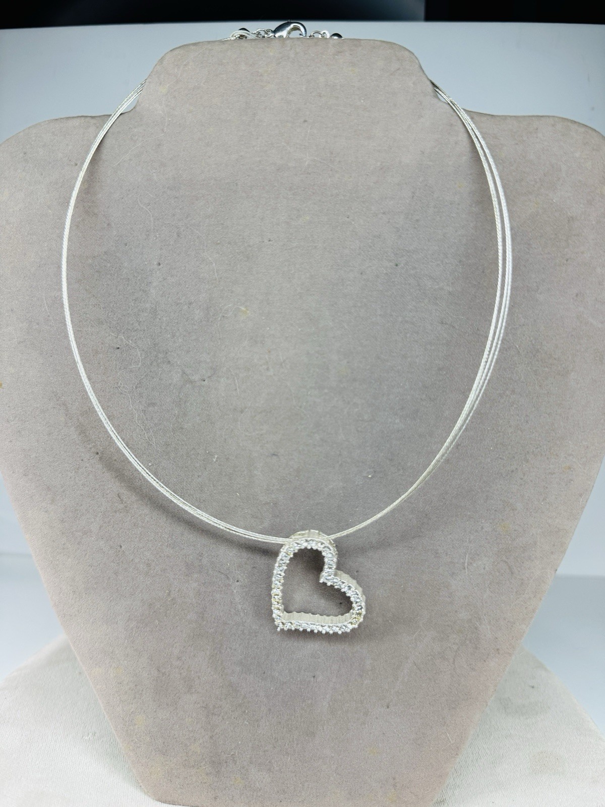 Love Heart Jewelry Lot Necklaces Vintage Modern Mix 7 Pieces