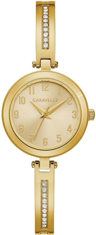 Caravelle by Bulova Women’s Gold-Tone Quartz Watch ONLY 26MM 44X100