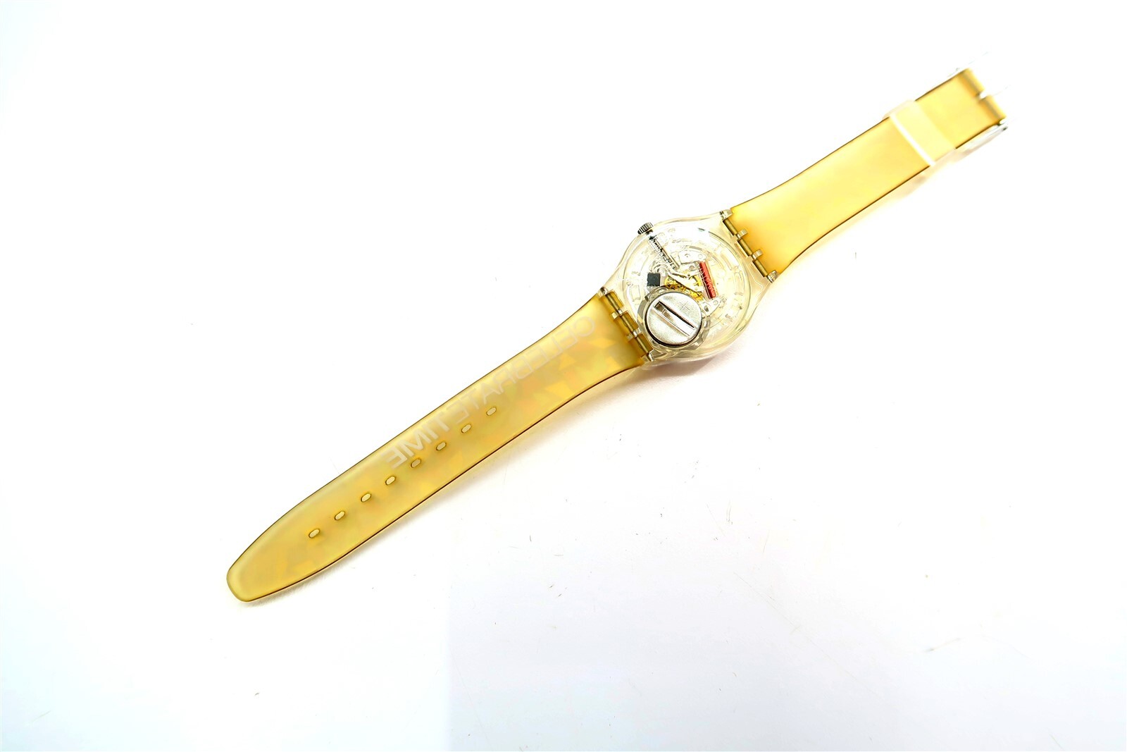NEW Swatch Watch MOTHER OF PEARLS GK313 w/ Case and Papers 2000 Gents JELLY