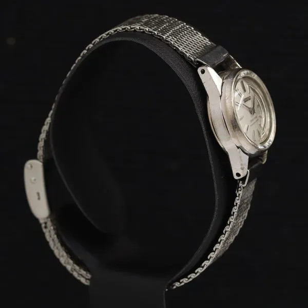Working Seiko Queen Seiko 1020-0010 Manual Winding Silver Dial 23 Jewels Ladies