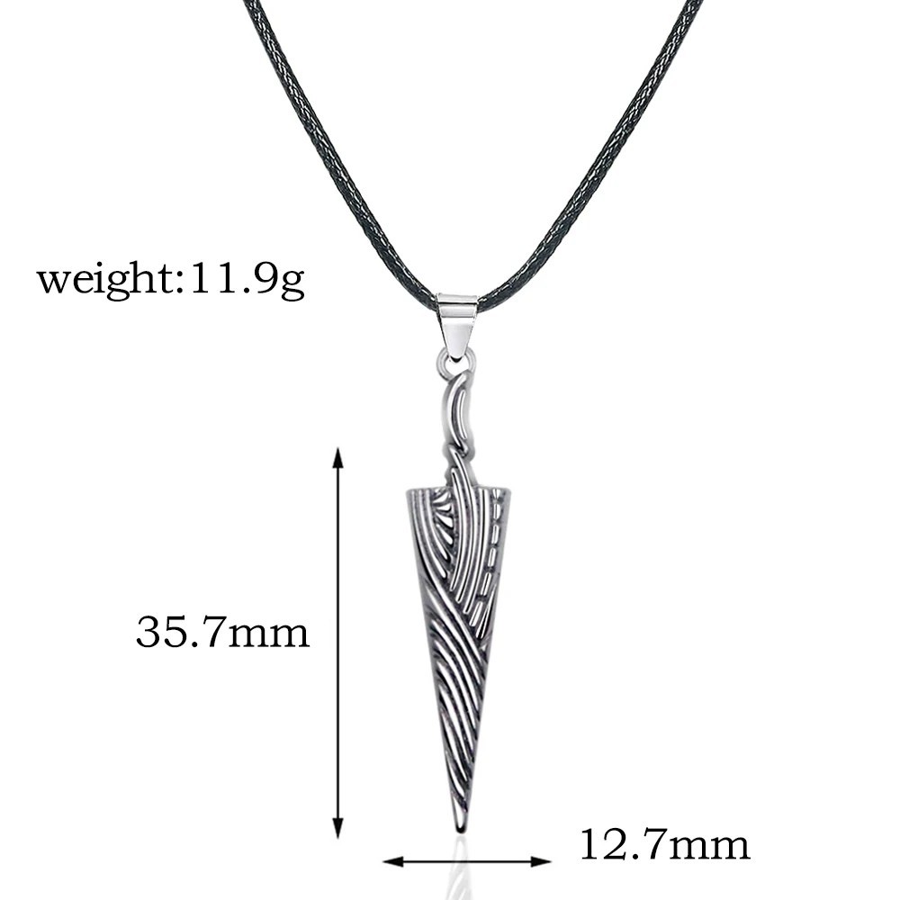 Game Hollow Knight Bone Nail Logo Necklace Jewelry Gift For Women Men Game Fans