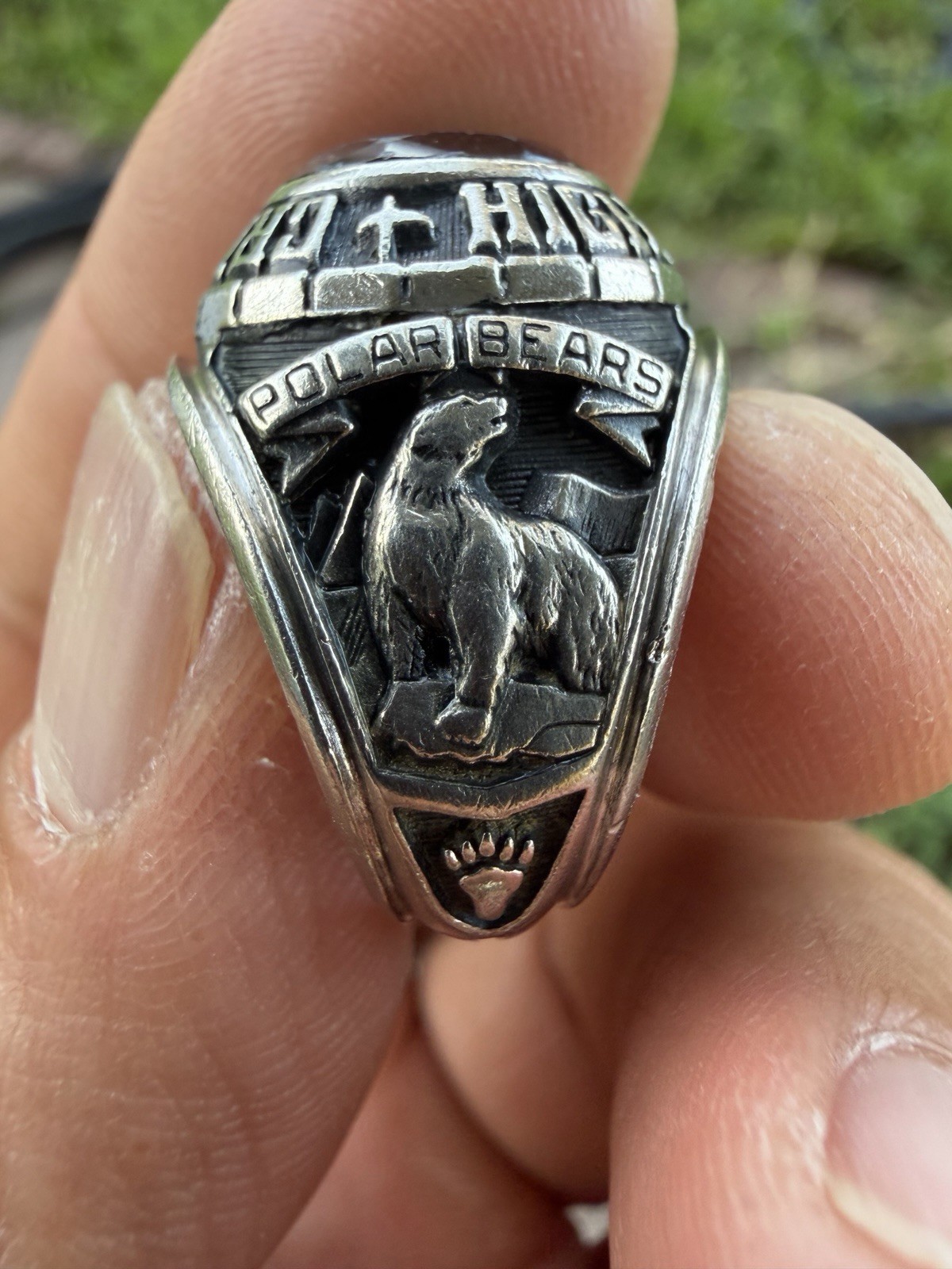 Creston High School Class Ring(10.7palladium )