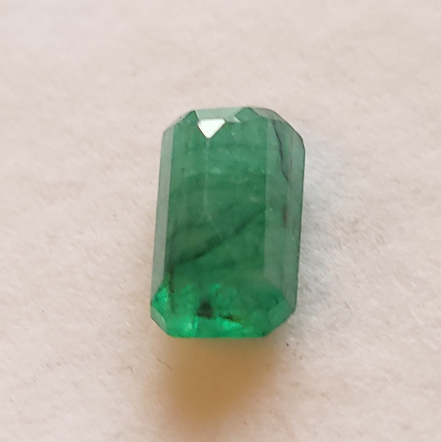Stunning Ideal Dark Green Natural Untreated Certified Zambian Emerald 4.20ct