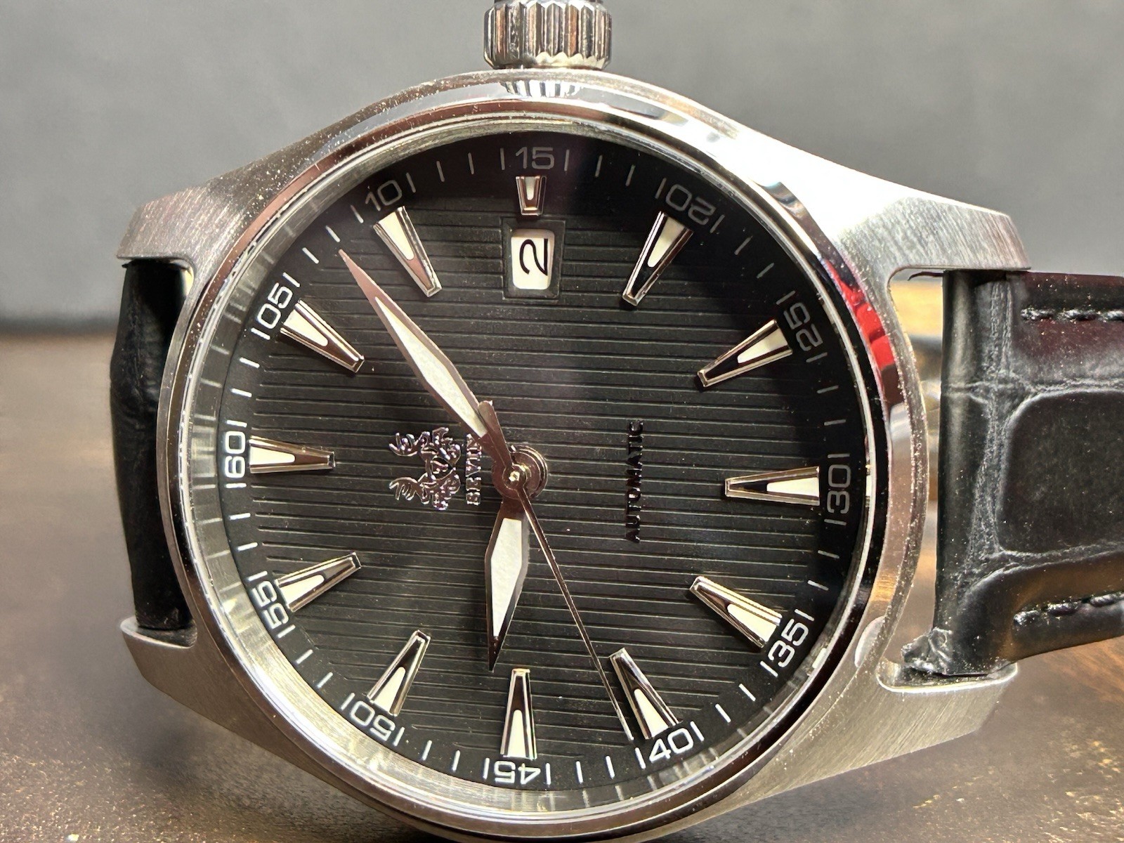 Sevin “Nocturne” Black Automatic Watch With Seiko NH35