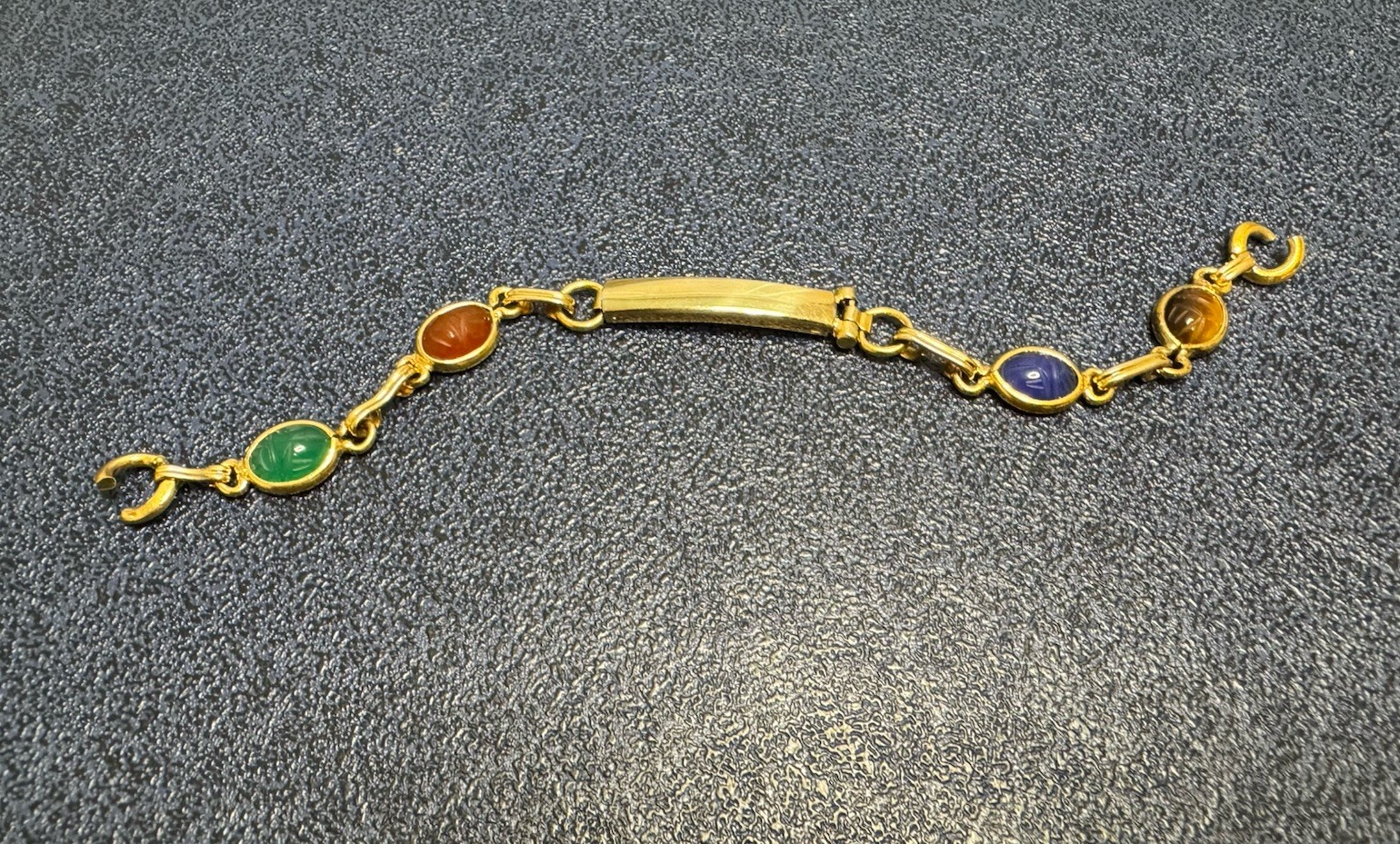 Vintage JB Champion 12 Karat Gold Filled Scarab Ladies Watch Band NewOldStock