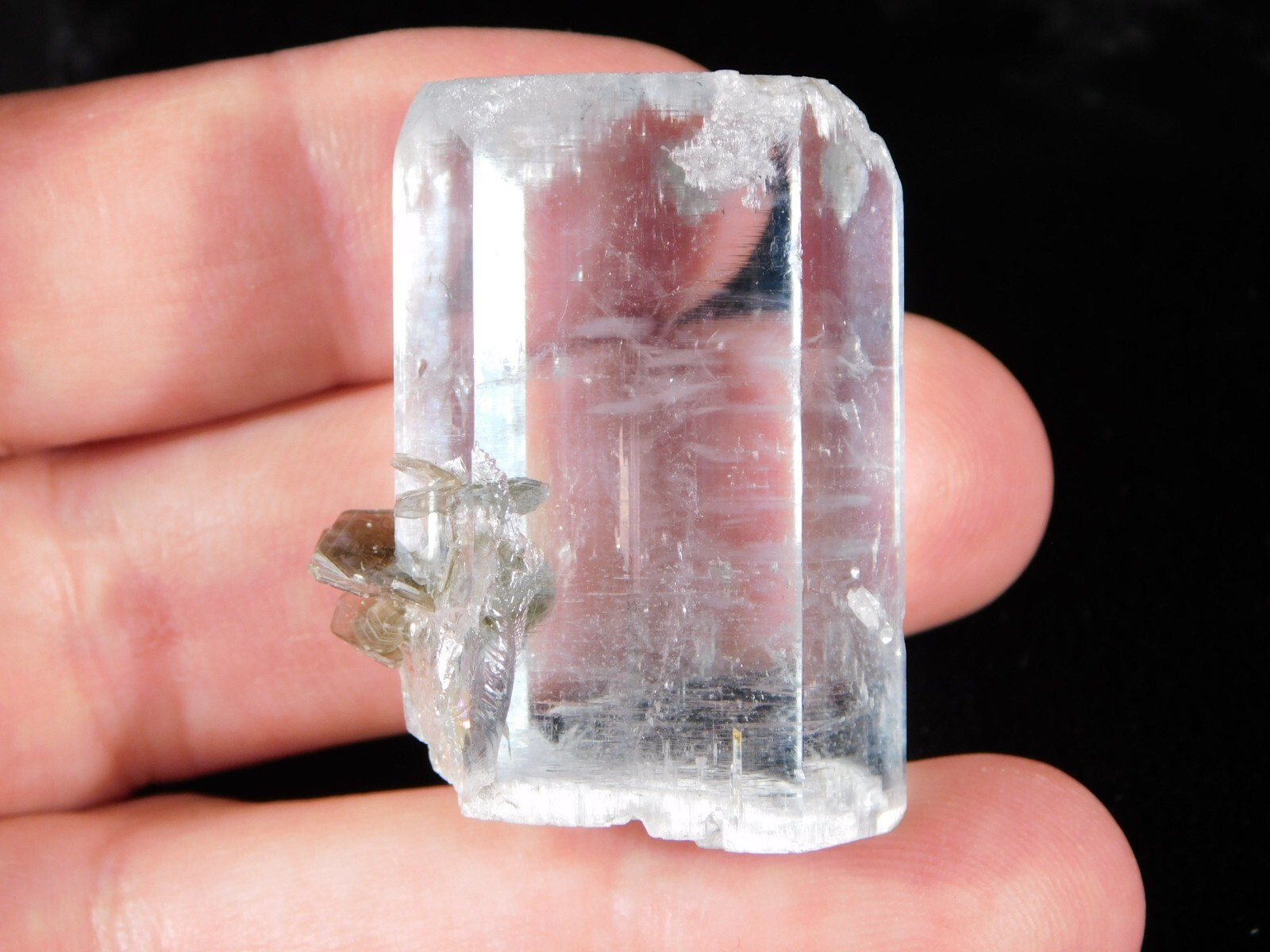 VERY Translucent! BLUE Terminated AQUAMARINE Crystal Pakistan 203ct