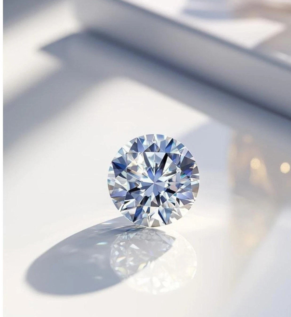 11.7 Ct Lab Grown D Diamond Round Shape VVS1 Clarity CVD Loose IGL Gemstone 6GHM