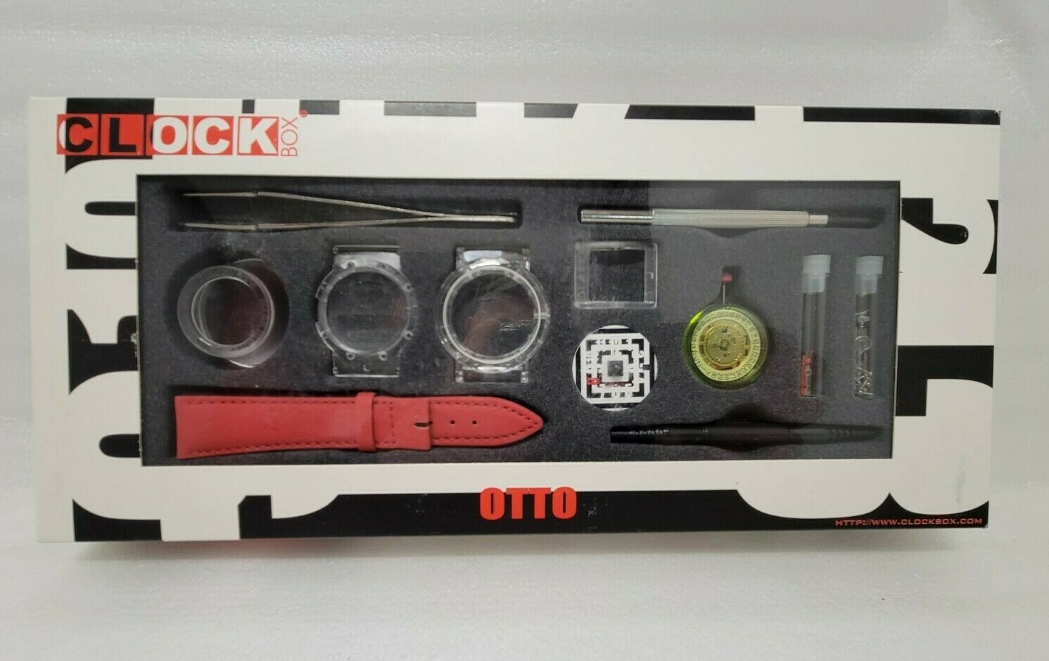 Brand New Build Your Own Watch DIY OTTO CLOCKBOX