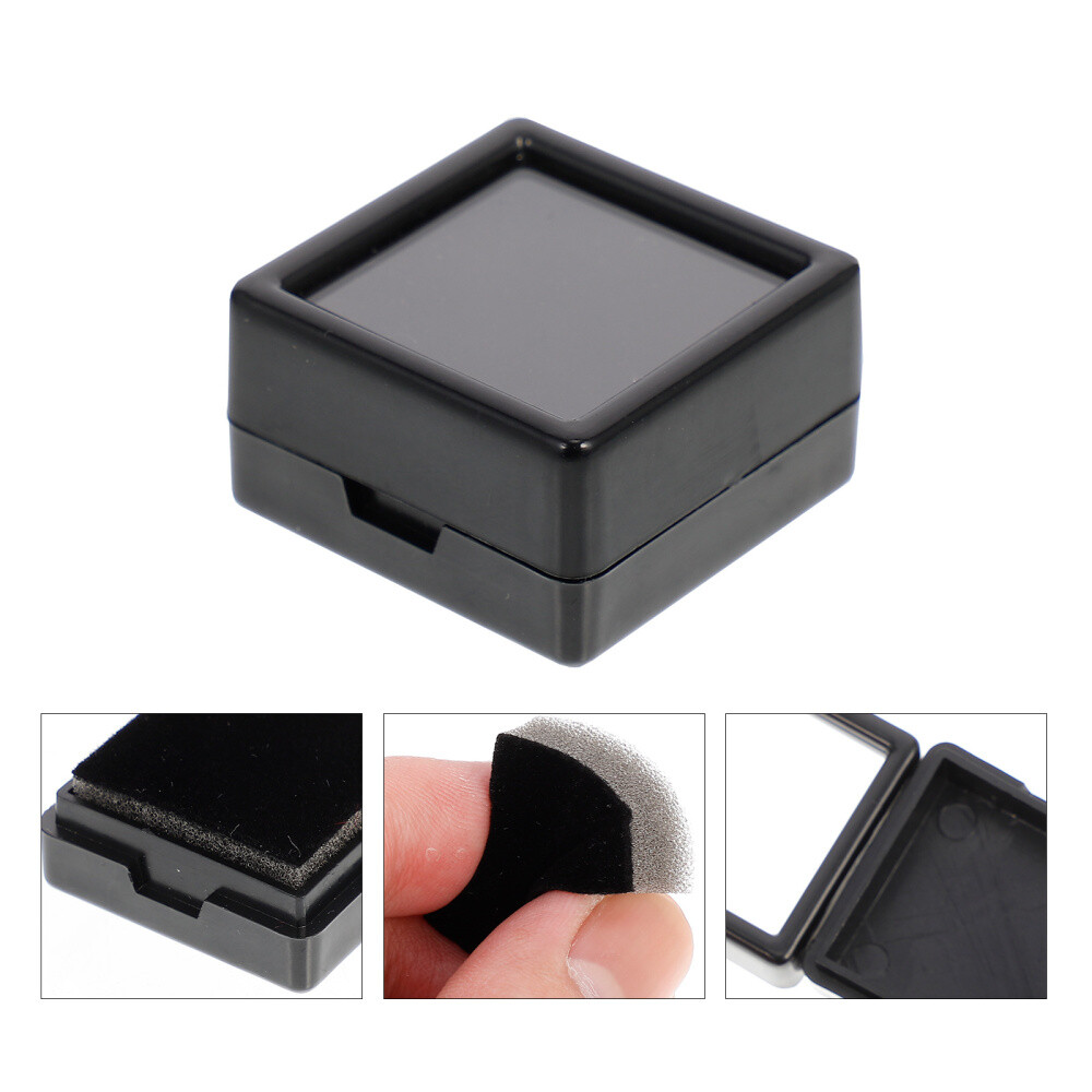 24 Pcs Jewelry Box Display Case with Lid Gemstone Container Boxes Organizer