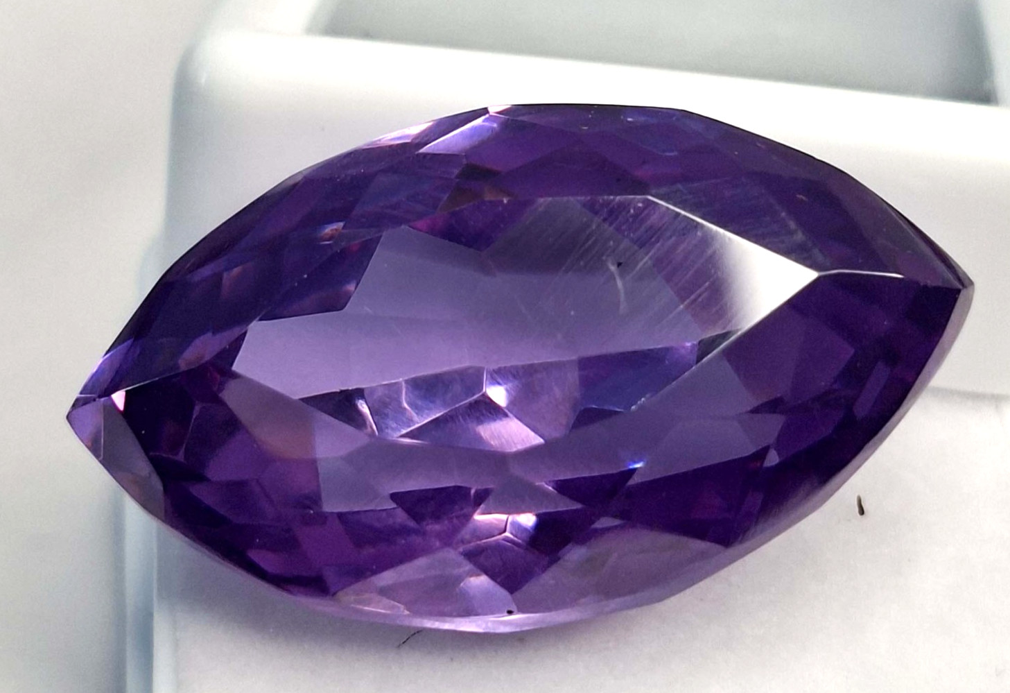 VVS Purple Zircon Marquise Cut 58-60 Ct Natural Loose Certified Gemstone RK856