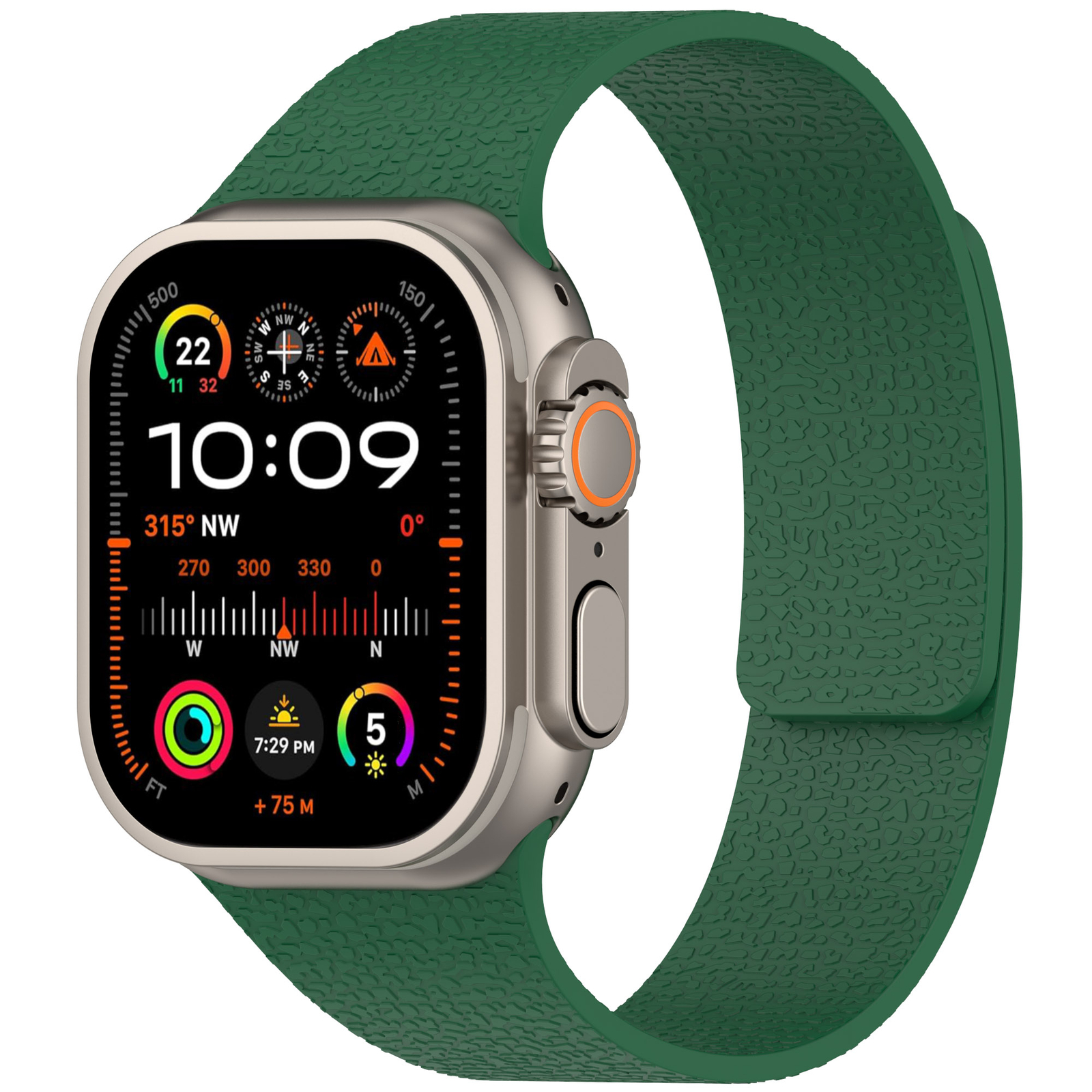 Slim Magnetic TPU Sport Rugged Band For iWatch Series Ultra 2/1 10 9 8 7 6 SE 5