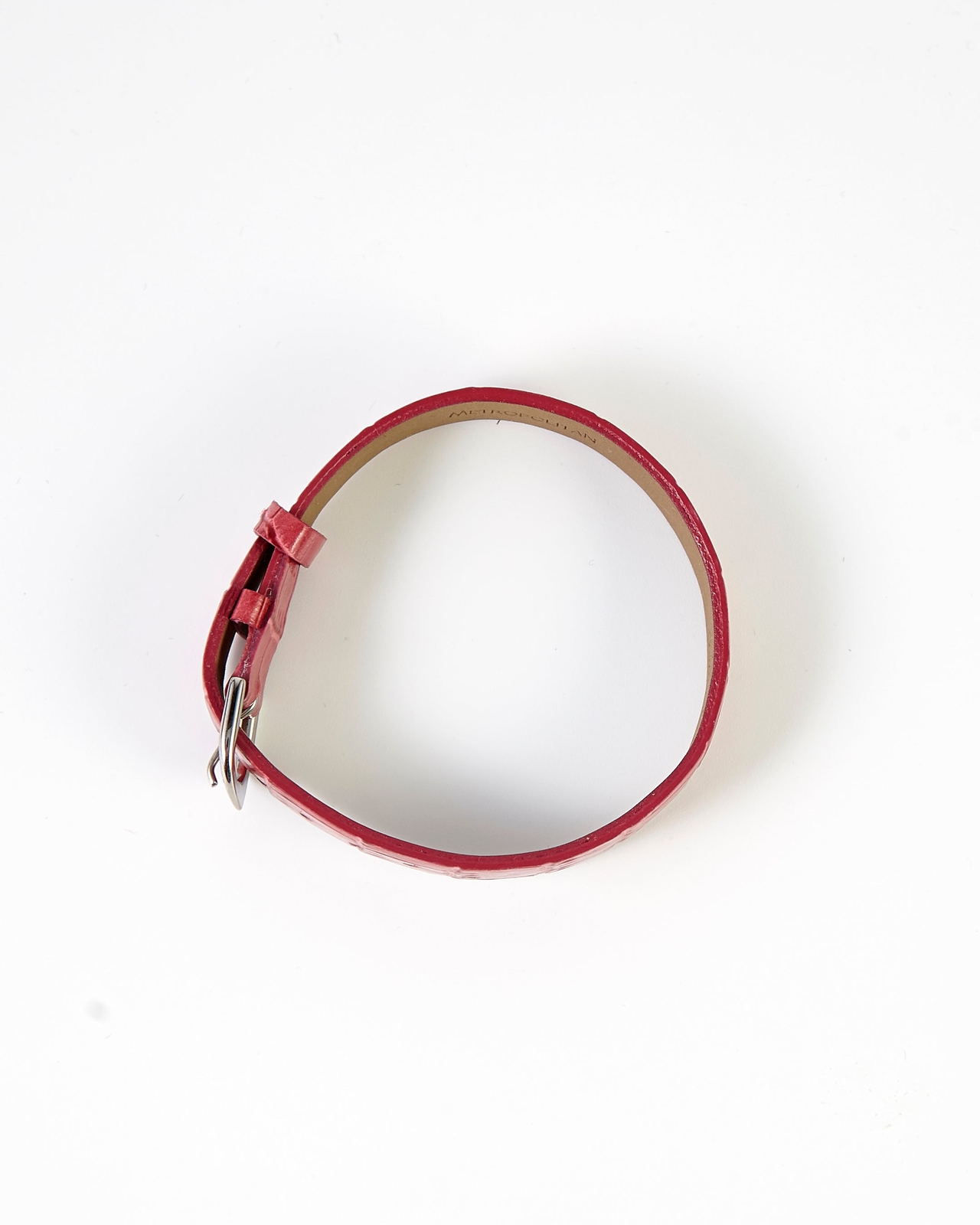Ecclissi 13mm Pink Alligator Grain Leather Ladies One-Piece Strap 22685
