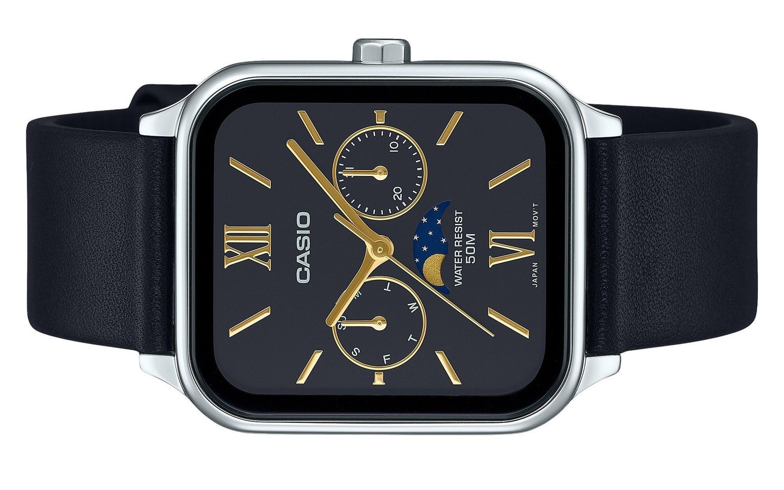 Casio Standard Analog Leather Strap Black Dial Quartz MTP-M305L-1A2V Men’s Watch