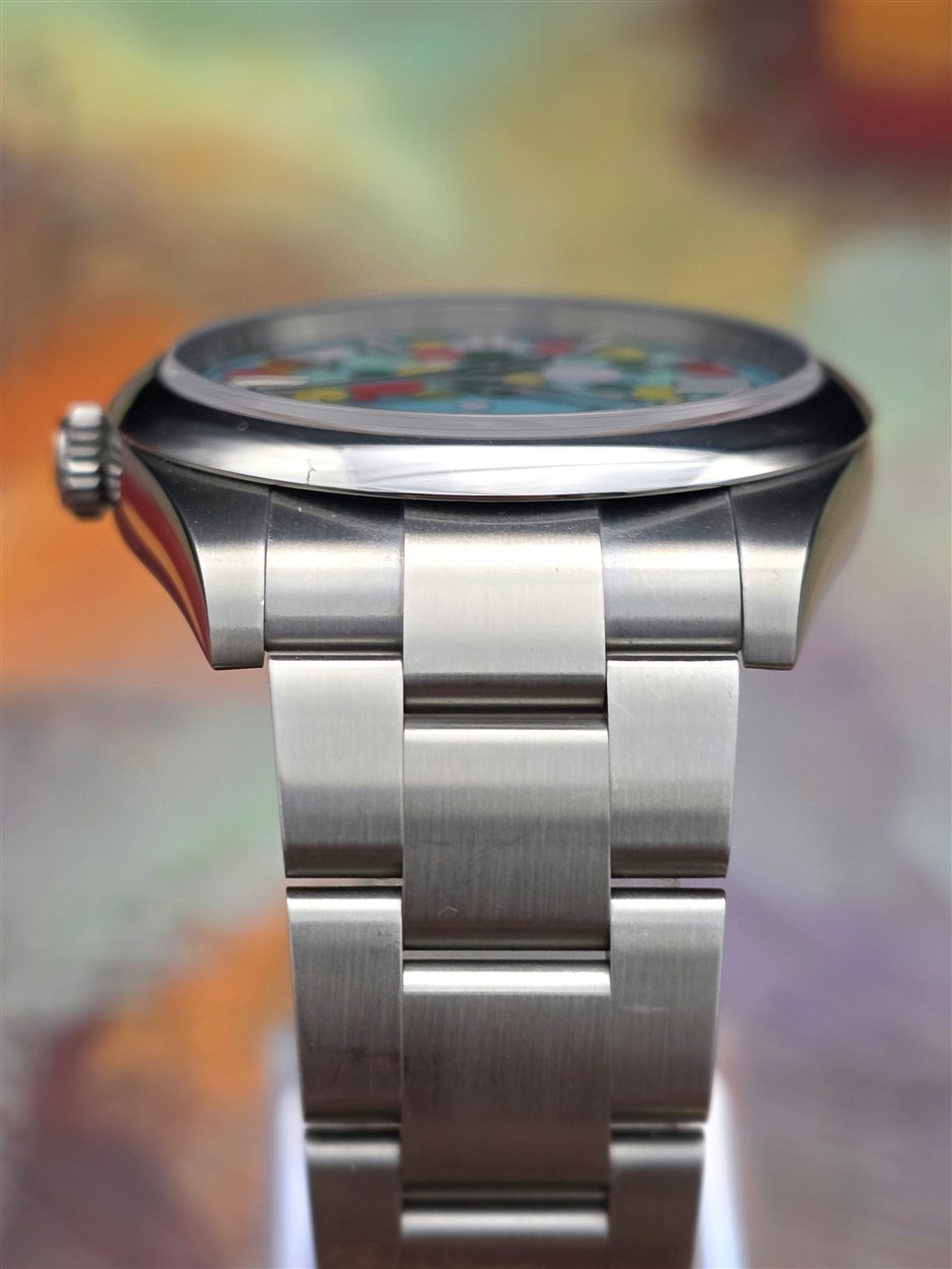 2022 Rolex Oyster Perpetual 41mm 124300 Aftermarket Celebration w/Orig Dial B&P