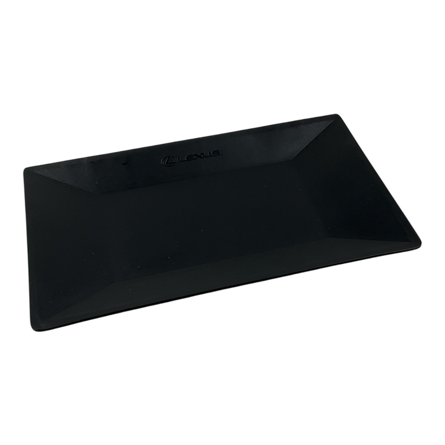 Large Black Coin/change tray, VALET TRAY – CATCHALL TRAY Lexus engraved VTG