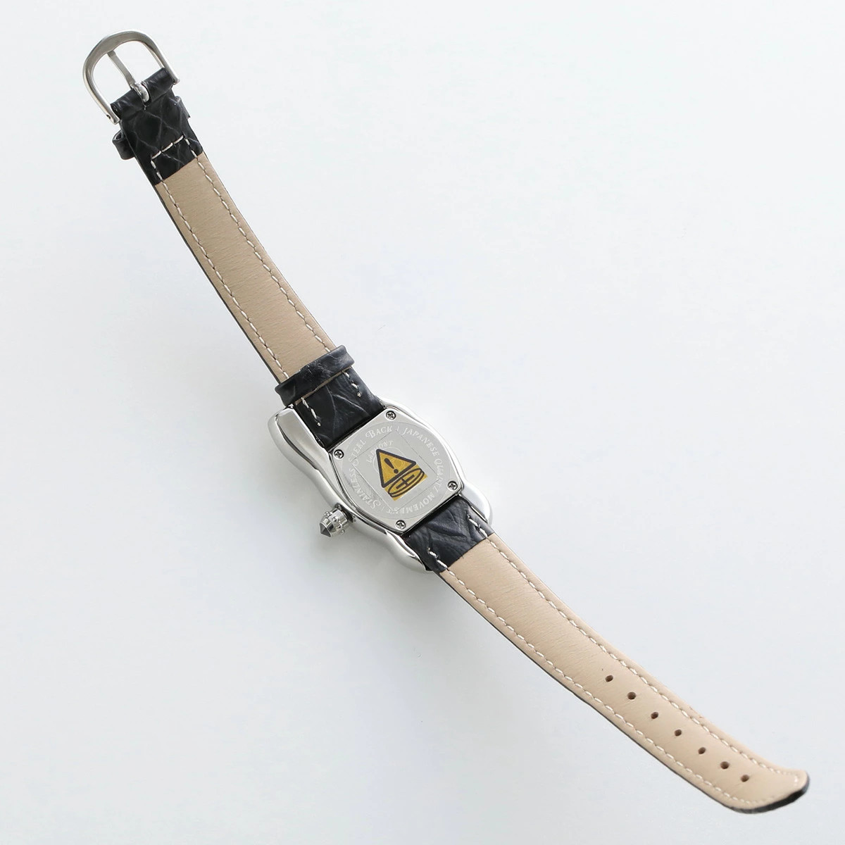 Laphont Melting Watch Large Analog Japanese Gold or Silver or Silver Black