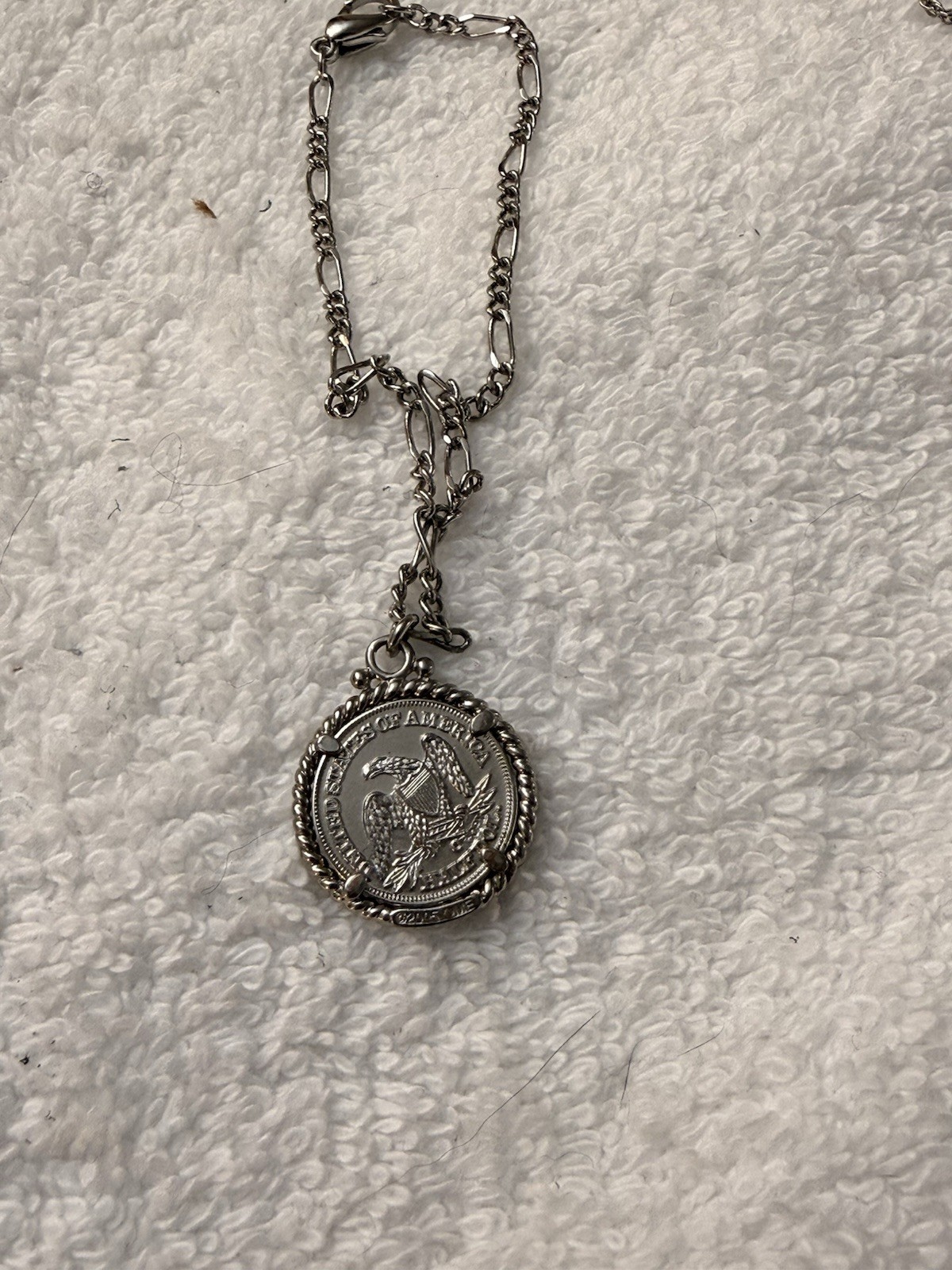 Coin Earrings,Bracelet & Necklace set From odysseys SS REPUBLIC . Reproductions.