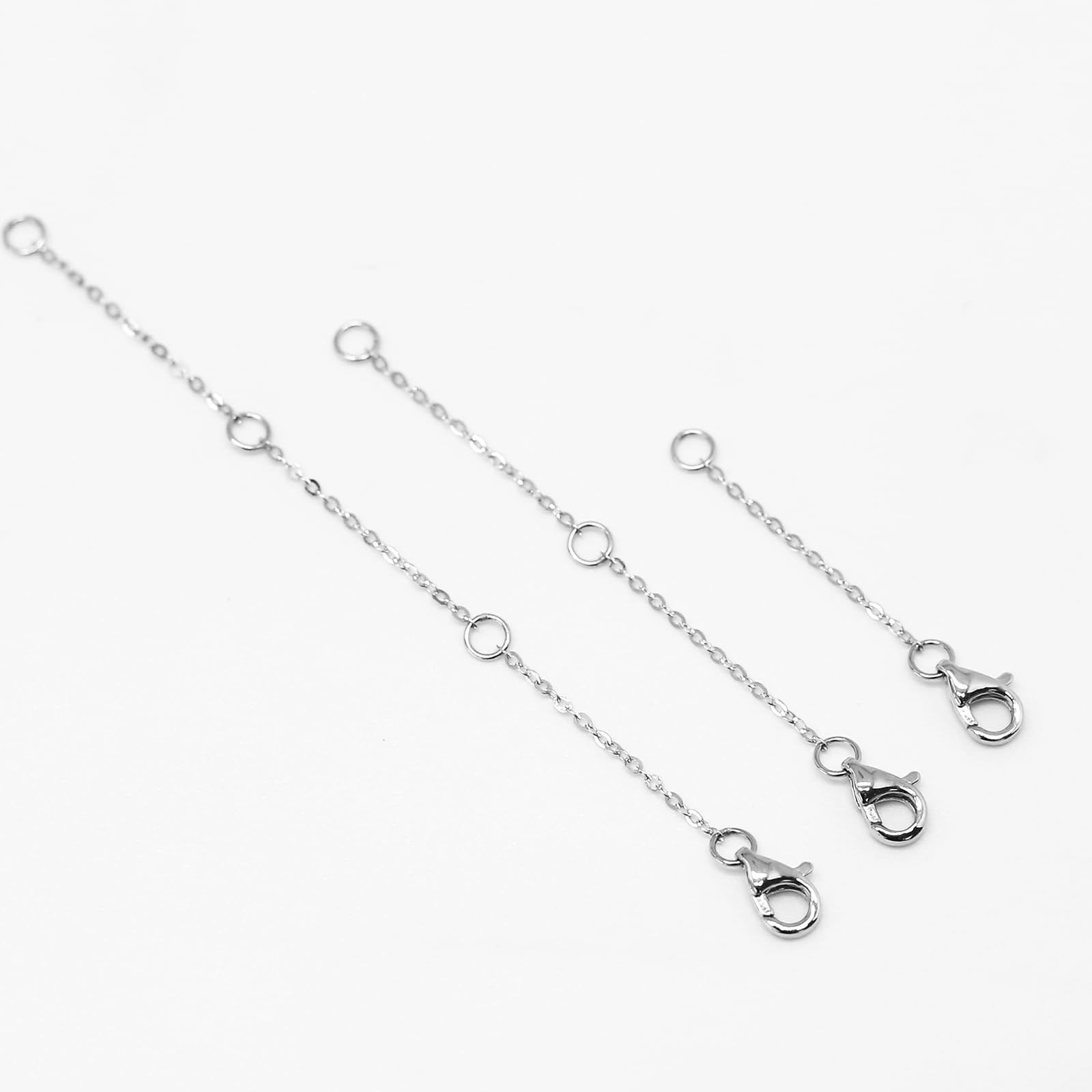 14K Gold Necklace Extender with Lobster Clasp – Adjustable 1-3 Inch Chain for Wo