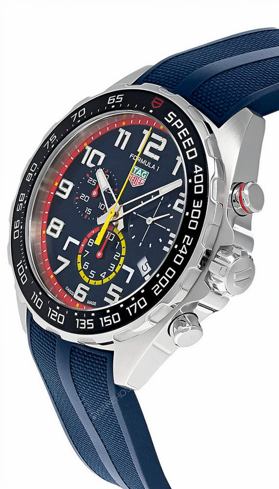 TAG HEUER FORMULA 1 43MM X RED BULL RACING RUBBER MEN’S WATCH CAZ101AL.FT8052