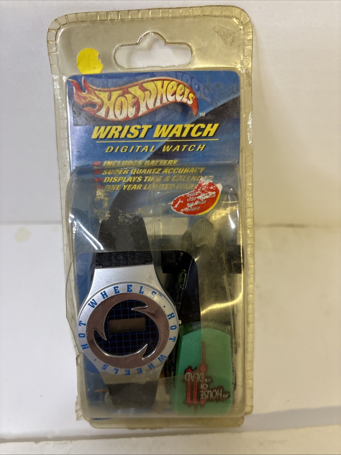 Hot Wheels Race Digital Wrist Watch – w/Muscle Tone Car in Black – NIB