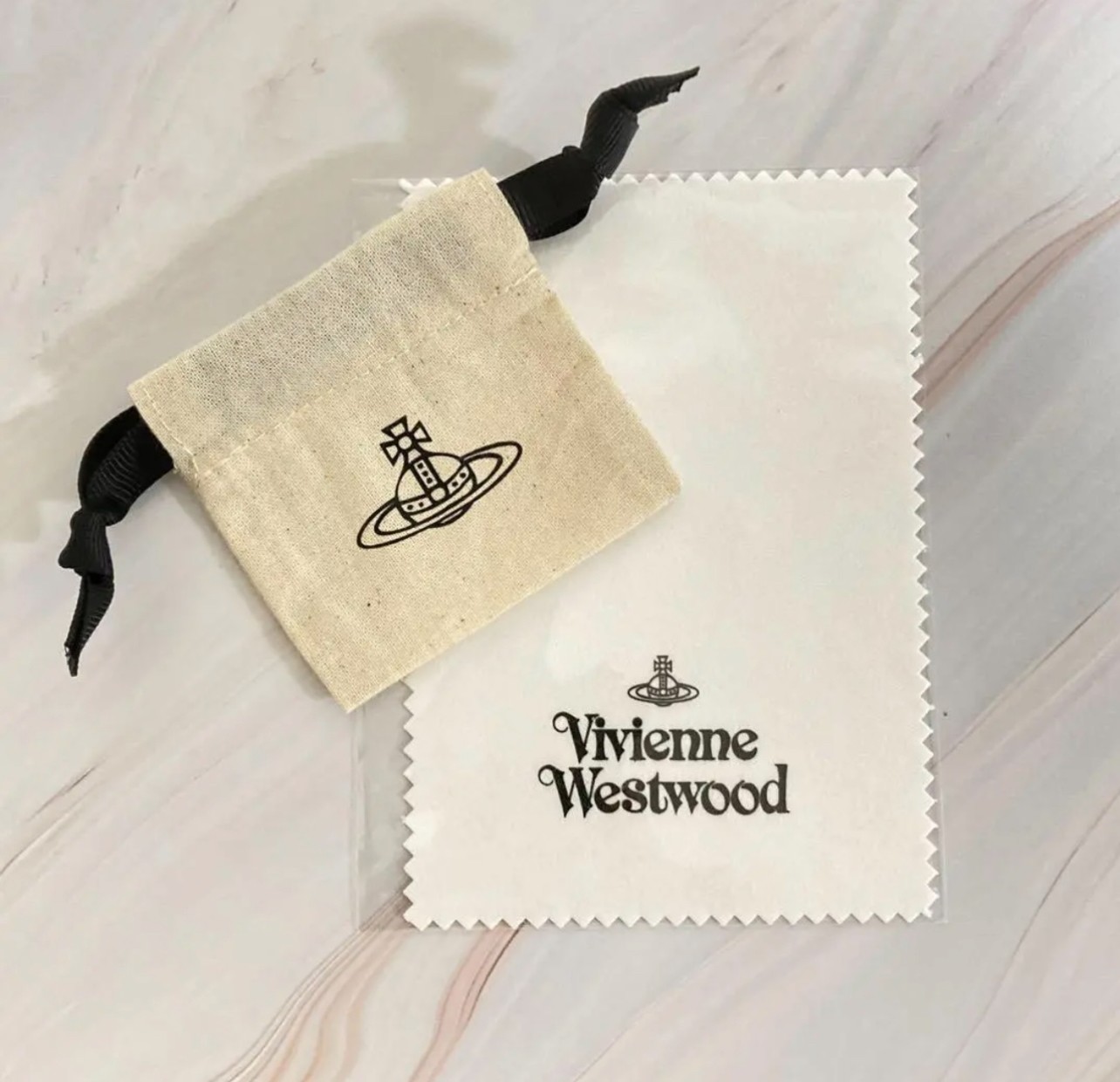Vivienne Westwood Bracelet Petite Orb 17cm Silver Light blue sky Multi w/Pouch