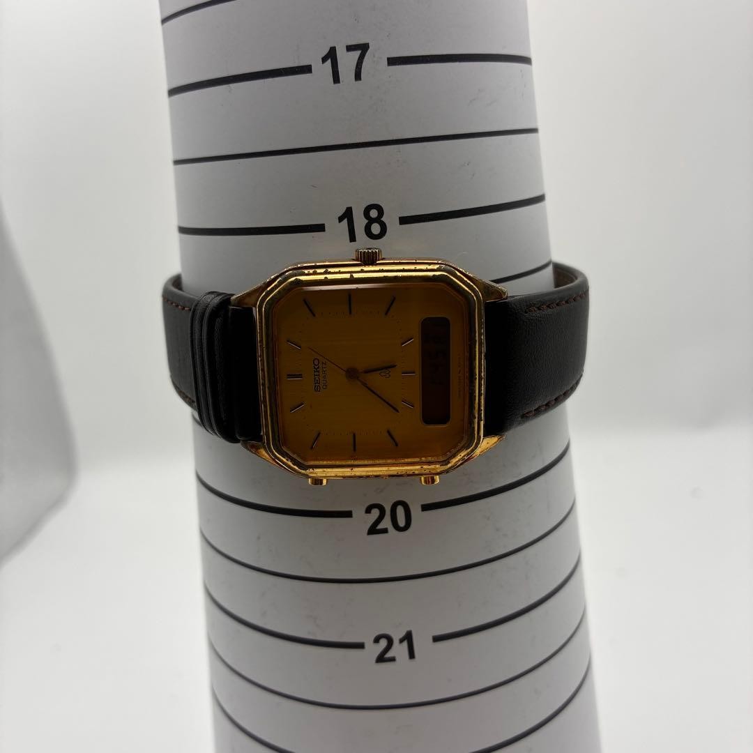 [Working Condition] SEIKO Hybrid Octagon H449-5070 Analog-Digital TV
