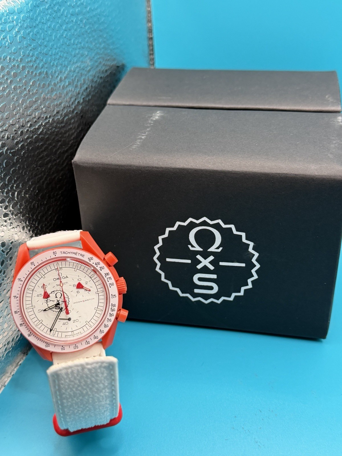 Omega x Swatch Mission to MARS Bioceramic Moon Swatch
