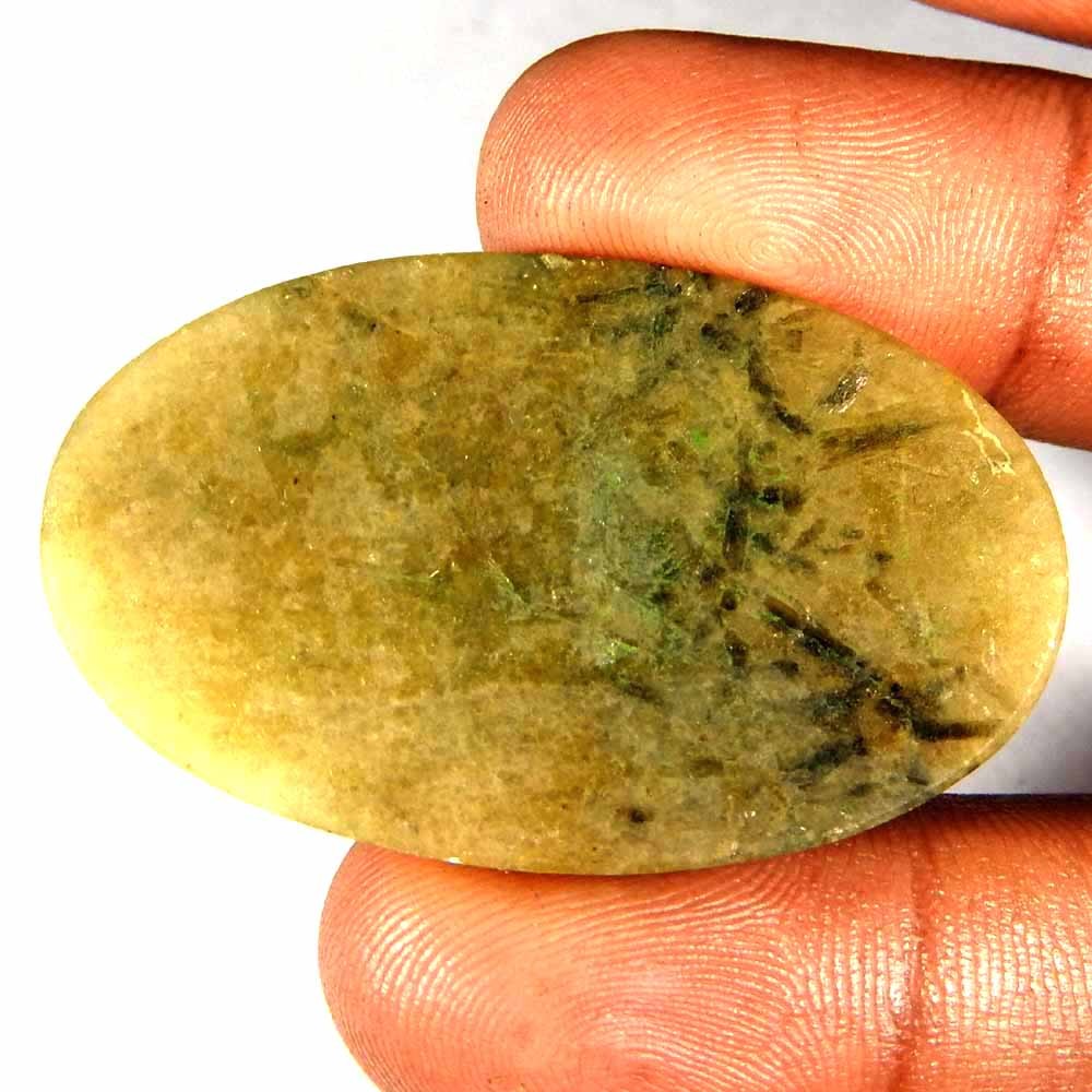 40.00Cts100%Natural Russian Agate Pear Cabochon(29x26x4)Loose Gemstone