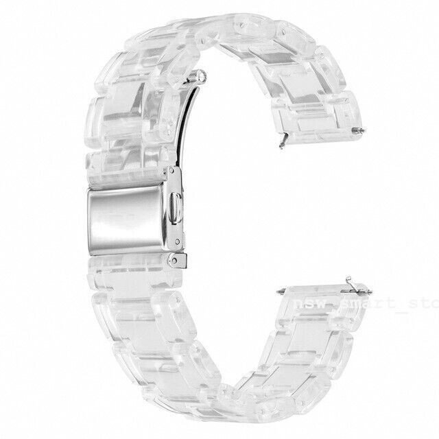 Resin Watch Band Wrist Strap For Samsung Galaxy Watch 3 41MM Active 2 40 42 44mm