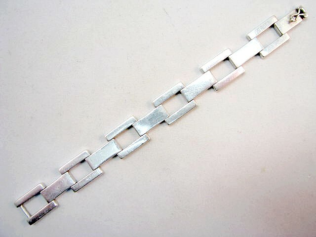 Orlando Orlandini Armband 71,26 g. Silber 800 Unoaerre Arezzo Italien um 1960