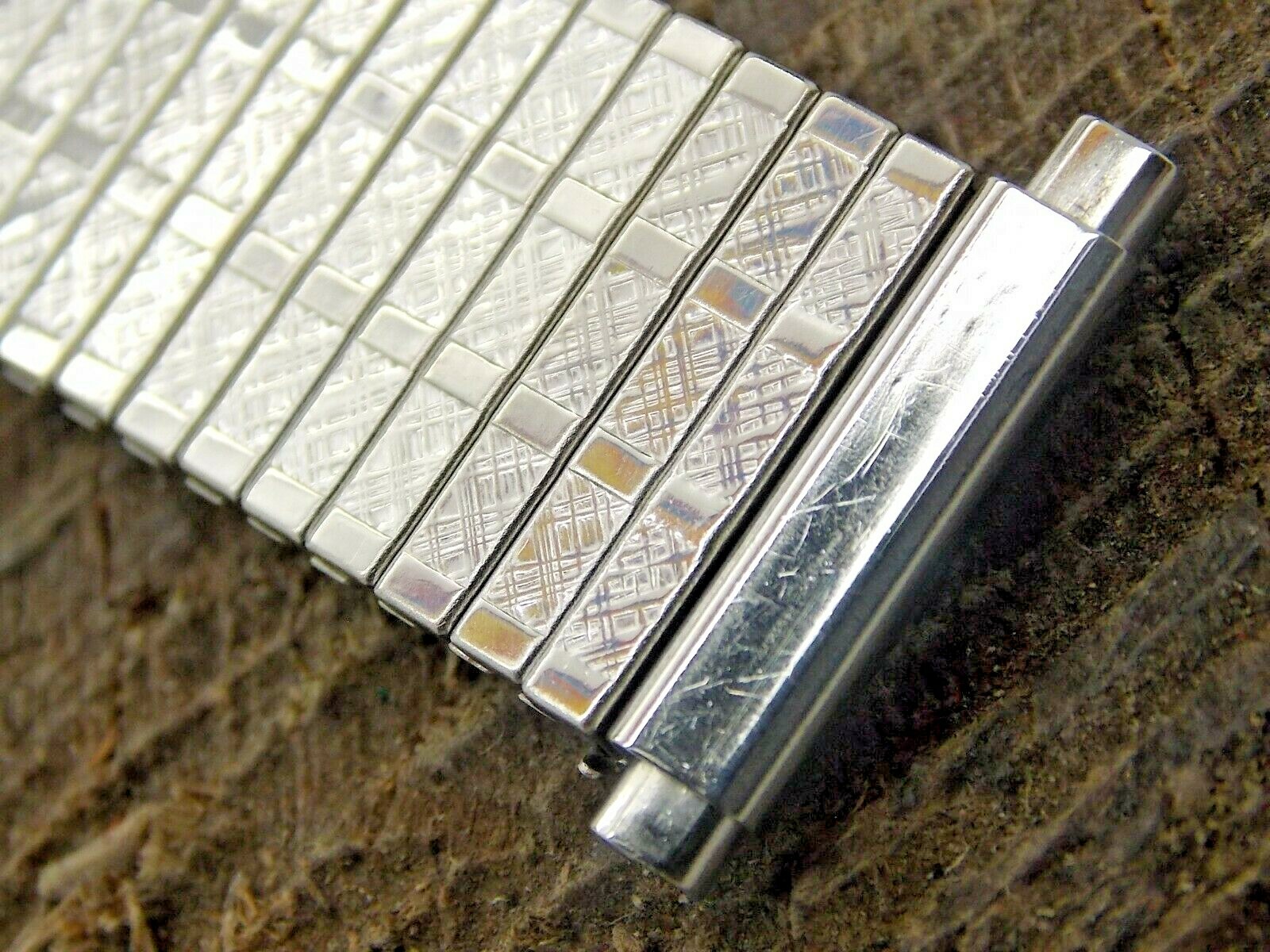 JB Champion Stainless Expansion Watch Band 17.5mm-21mm Unused NOS Vintage Long