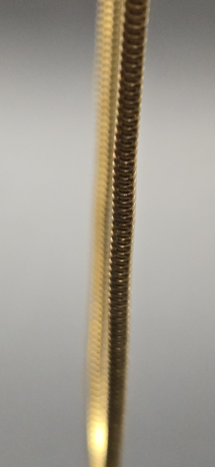 VTG Monet Gold Tone Snake Chain Necklace Long 15″ Inch