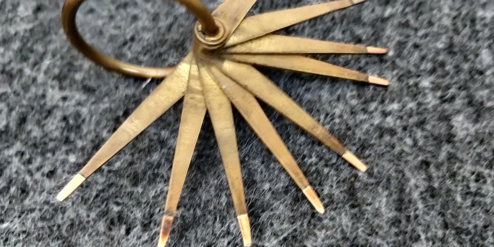 Antique Gold Testing Needles 4kt to 20kt U.S. Standard Ring Jewelers Tools