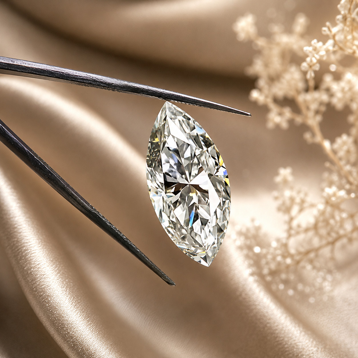 Marquise Moissanite Loose Gemstone 2.5×5 3×6 4×8 5×10 6×12 7×14 MM Choose Size