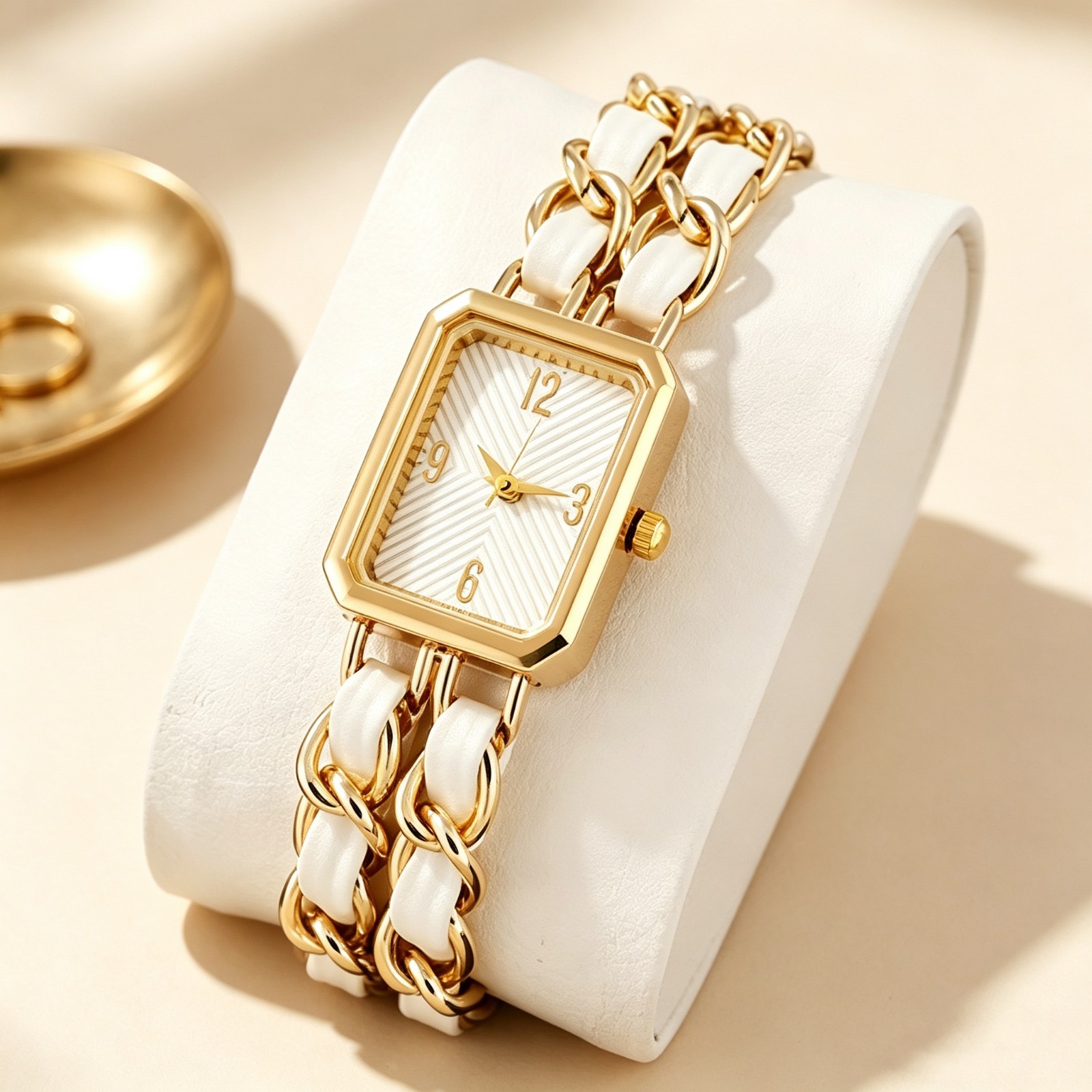 Women Watch Minimalist Luxury Watch Niche Chain Bracelet Wristwatch Women Gift