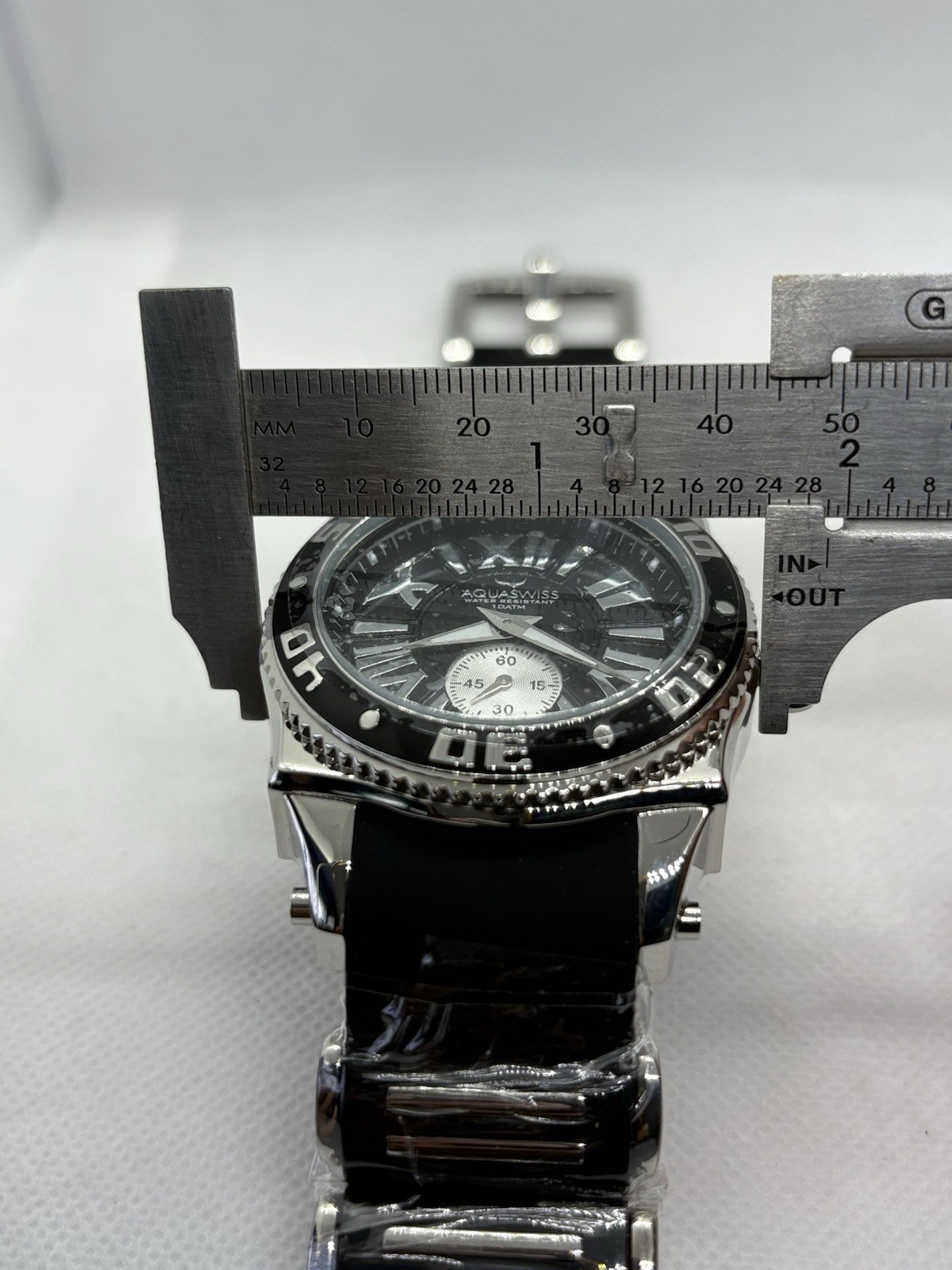 Aquaswiss Swissport SW1162G0020 Mens Watch Black Roman Numeral Dial Unworn