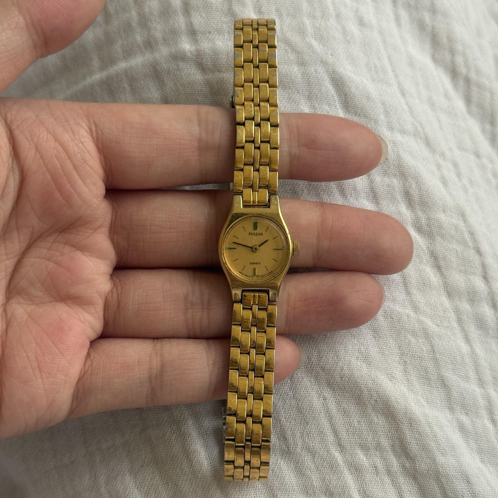 Pulsar Women’s Gold Stainless Steel Watch