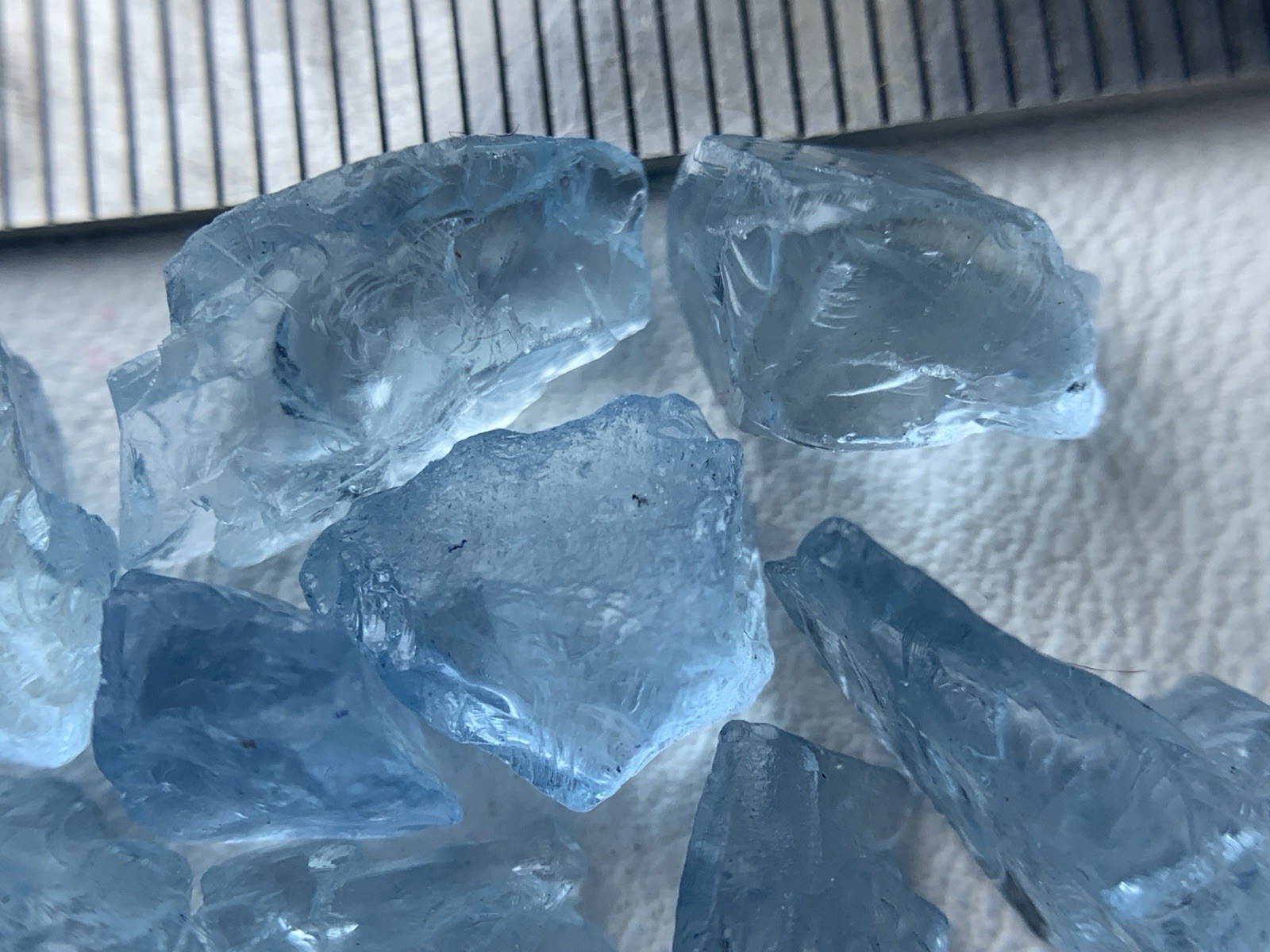 10.90 gram Gorgeous Nice Color Aquamarine lot from Mozambique